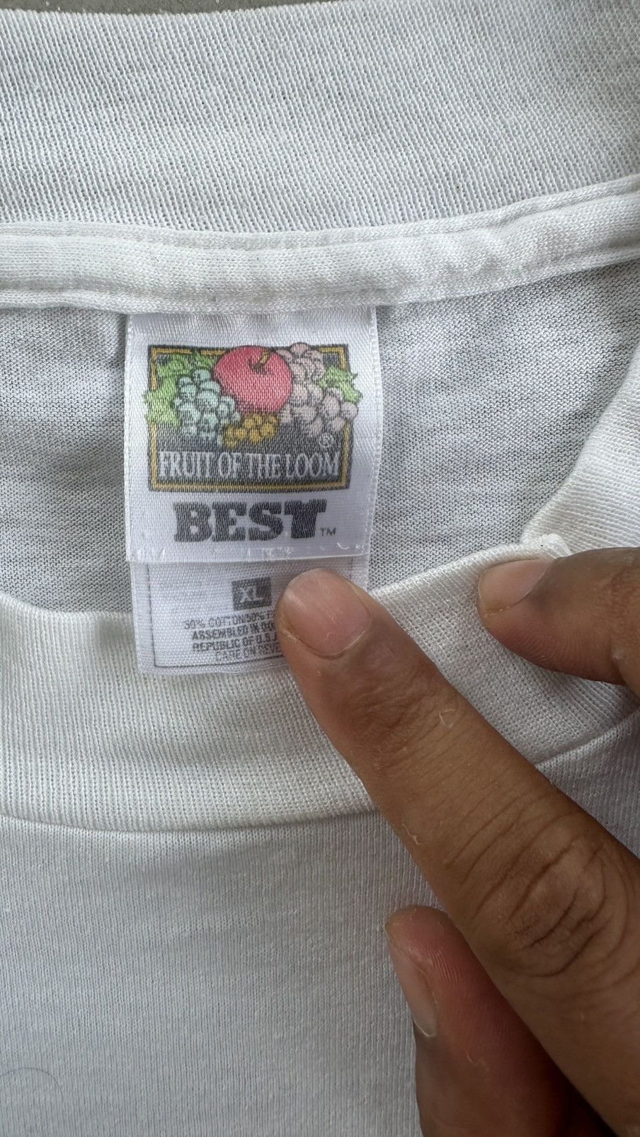 Fruit Of The Loom × Vintage VINTAGE NEW ORLEANS JAZZ PAPERTHIN TEE Size US XXL / EU 58 / 5 - 3 Thumbnail