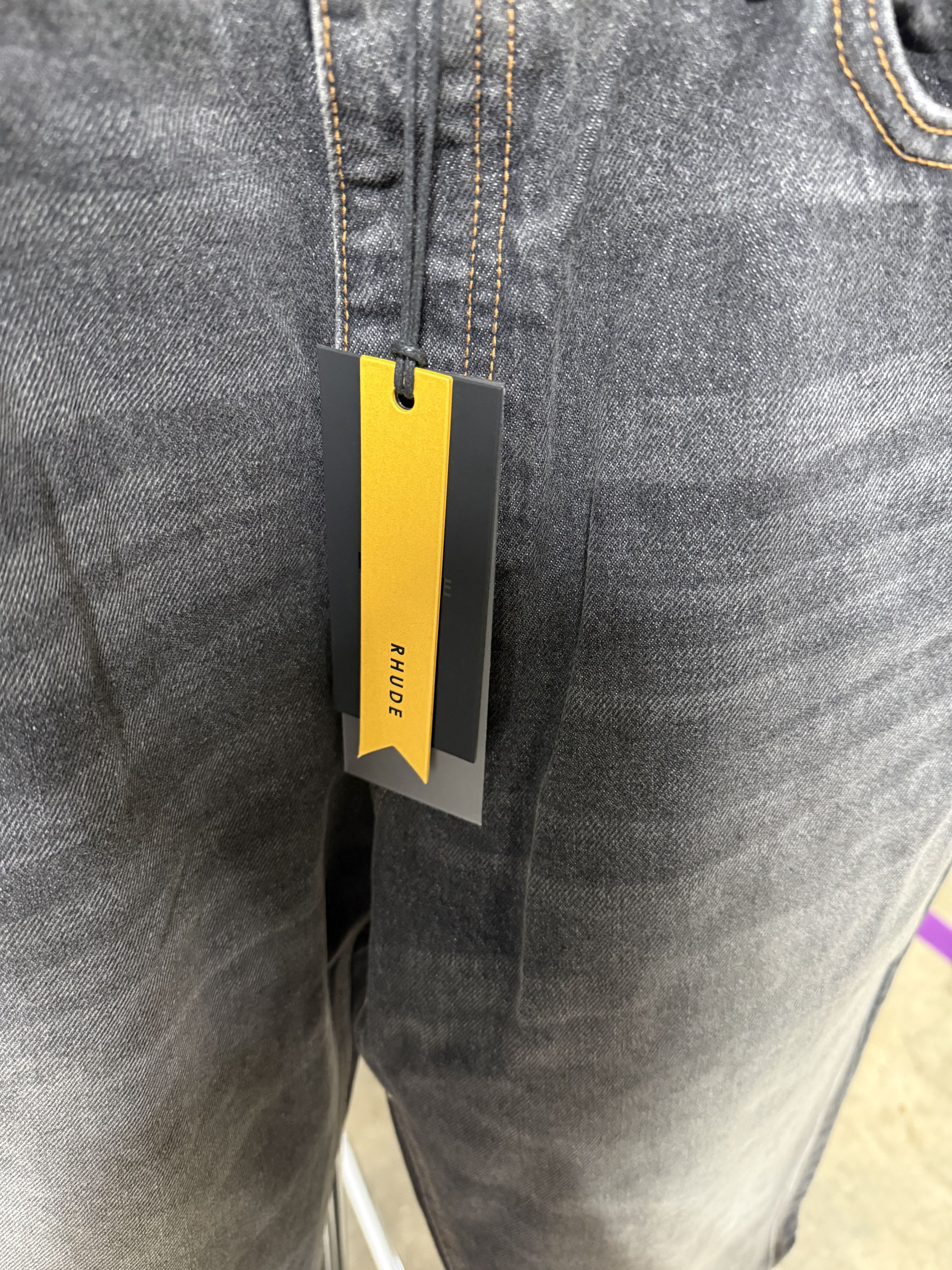 Rhude Rhude 90s Traxedo Denim 'Angoura Black' Size US 36 / EU 52 - 2 Thumbnail