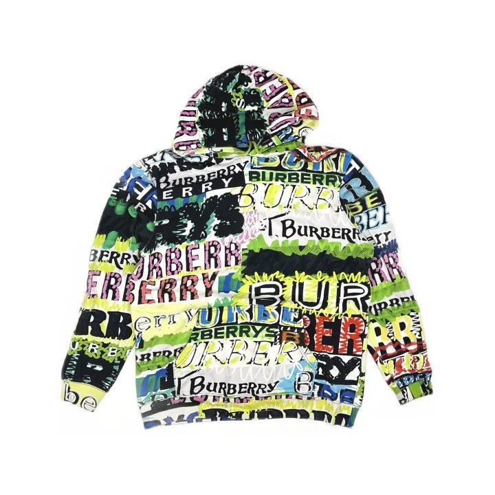 Burberry Burberry Burberry Colorful Logo Print Hooded Sweatshirt-25 Size US L / EU 52-54 / 3 - 2 Thumbnail