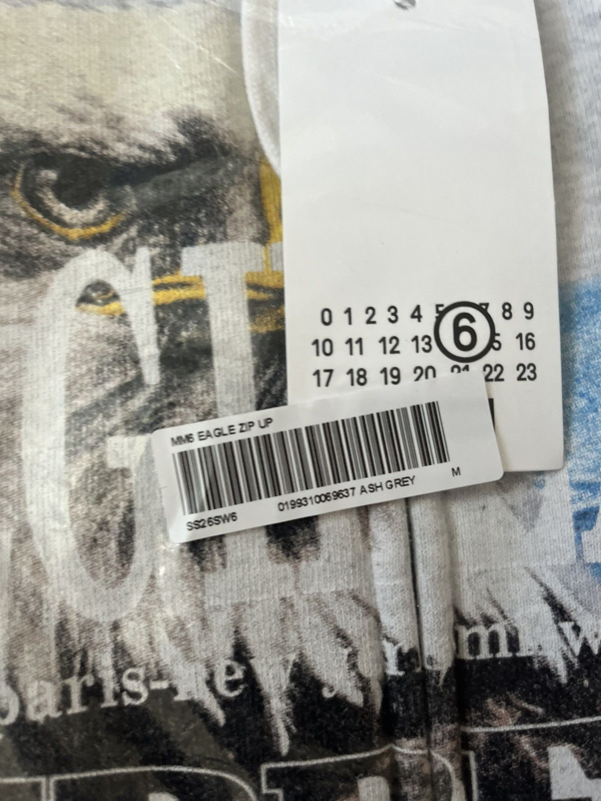 Maison Margiela × Supreme Supreme MM6 Mason Margiela Eagle Zip Up Hooded Sweatshirt Size US M / EU 48-50 / 2 - 5 Thumbnail