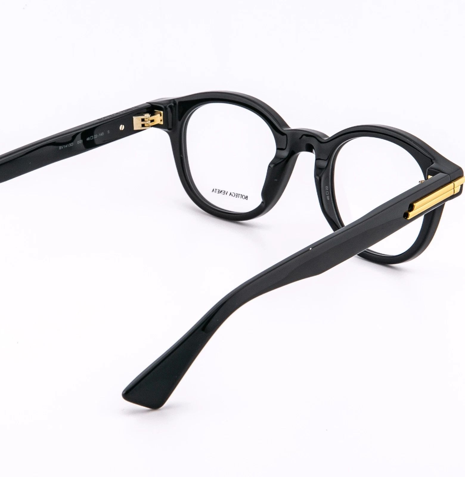 Bottega Veneta BOTTEGA VENETA MITRE 1413 BV1413O Optical Eyeglasses 001 Size ONE SIZE - 4 Thumbnail