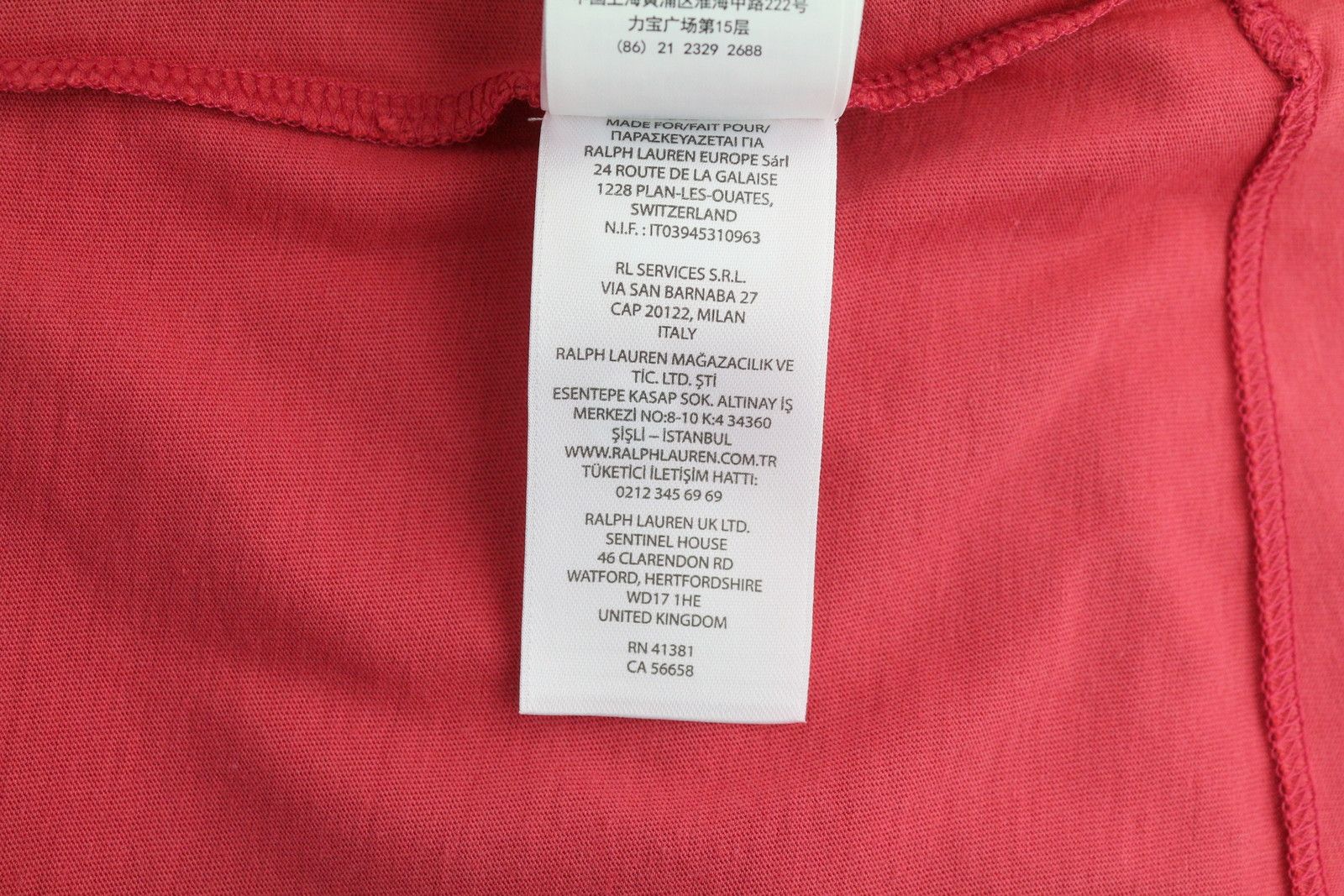 Polo Ralph Lauren L Red Short Sleeve Crew Neck Tricot T-Shirt 84722 Size L / US 10 / IT 46 - 9 Thumbnail