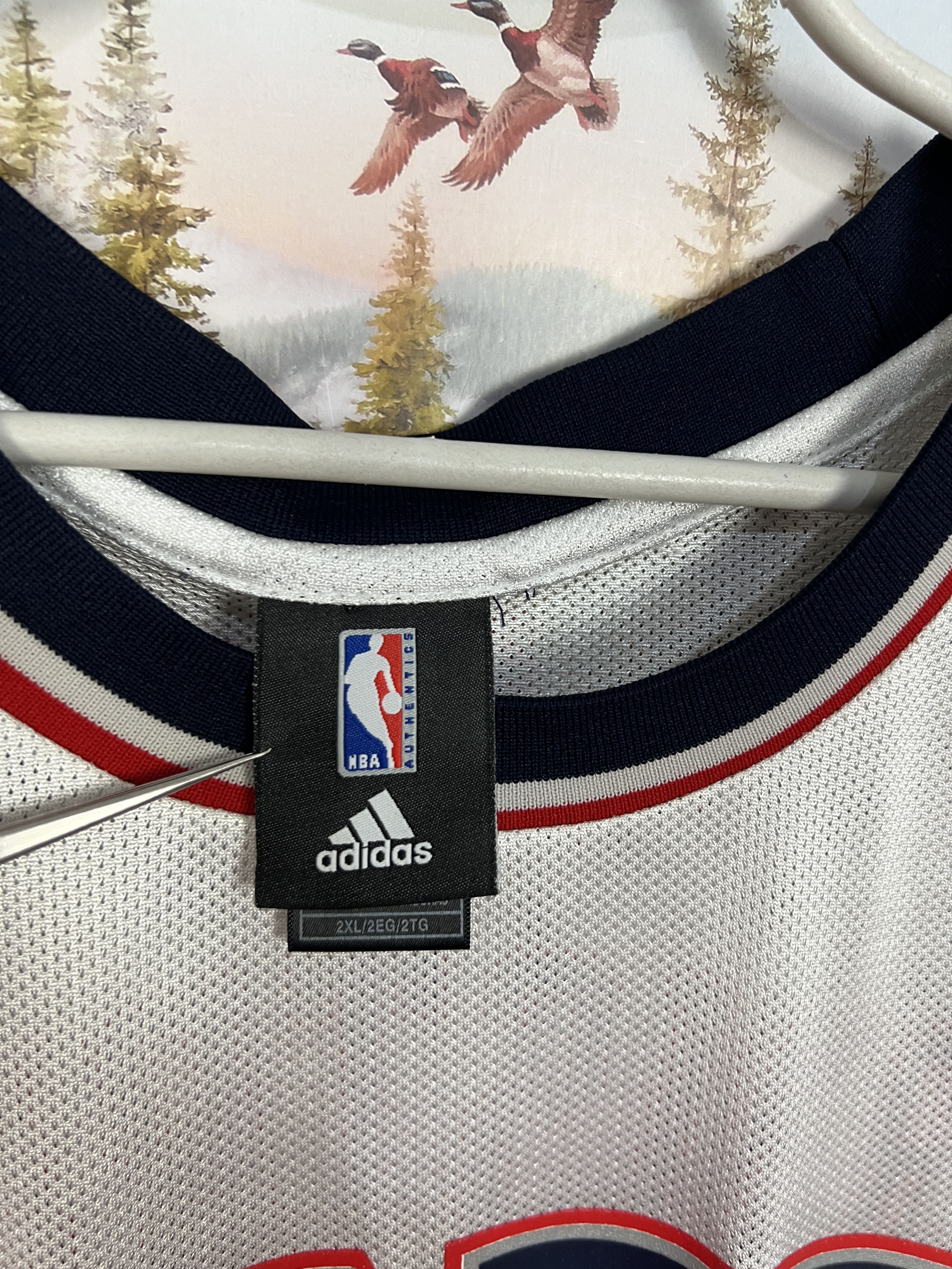 Adidas Vintage NBA New Jersey Nets #10 Armstrong Jersey Trikot Size US XXL / EU 58 / 5 - 6 Thumbnail