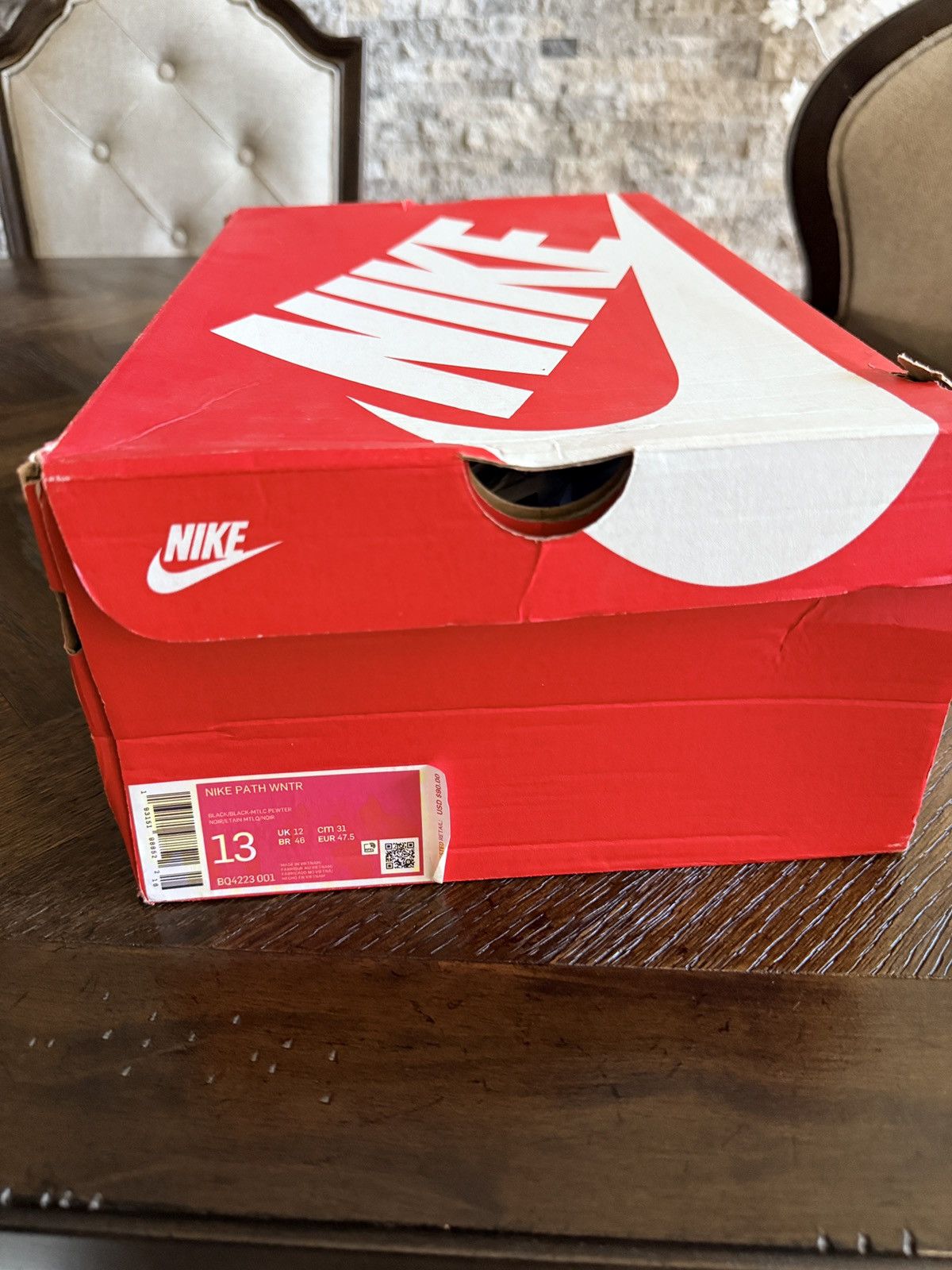 Nike Nike Path Winter Triple BLK Sneaker Men's Size 13 BQ4223-001 Size US 13 / EU 46 - 6 Thumbnail