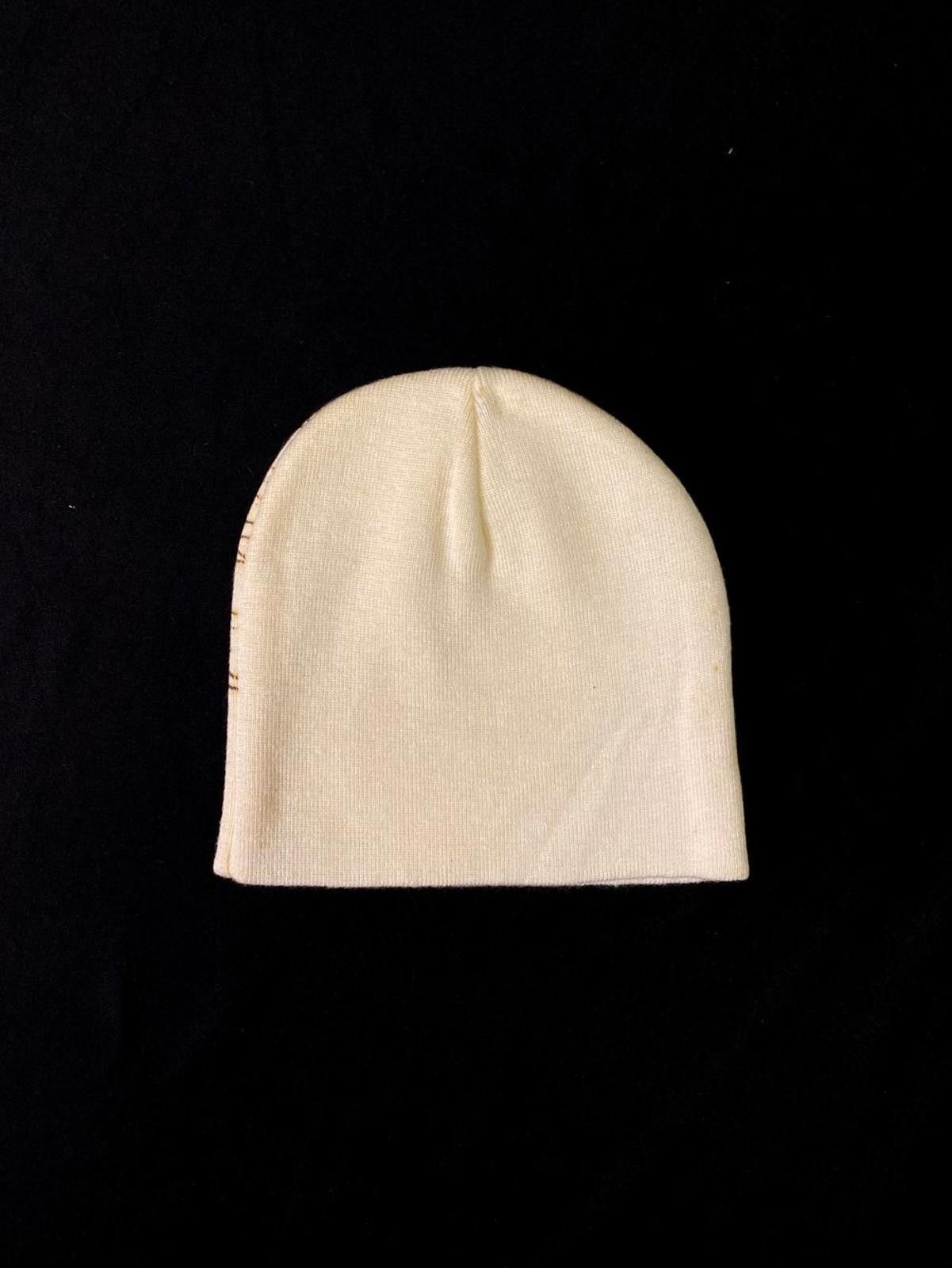 Japanese Brand Rare Artful Chaos No Cuff Knit Skull Cap Beige Beanie OS Size ONE SIZE - 6 Thumbnail