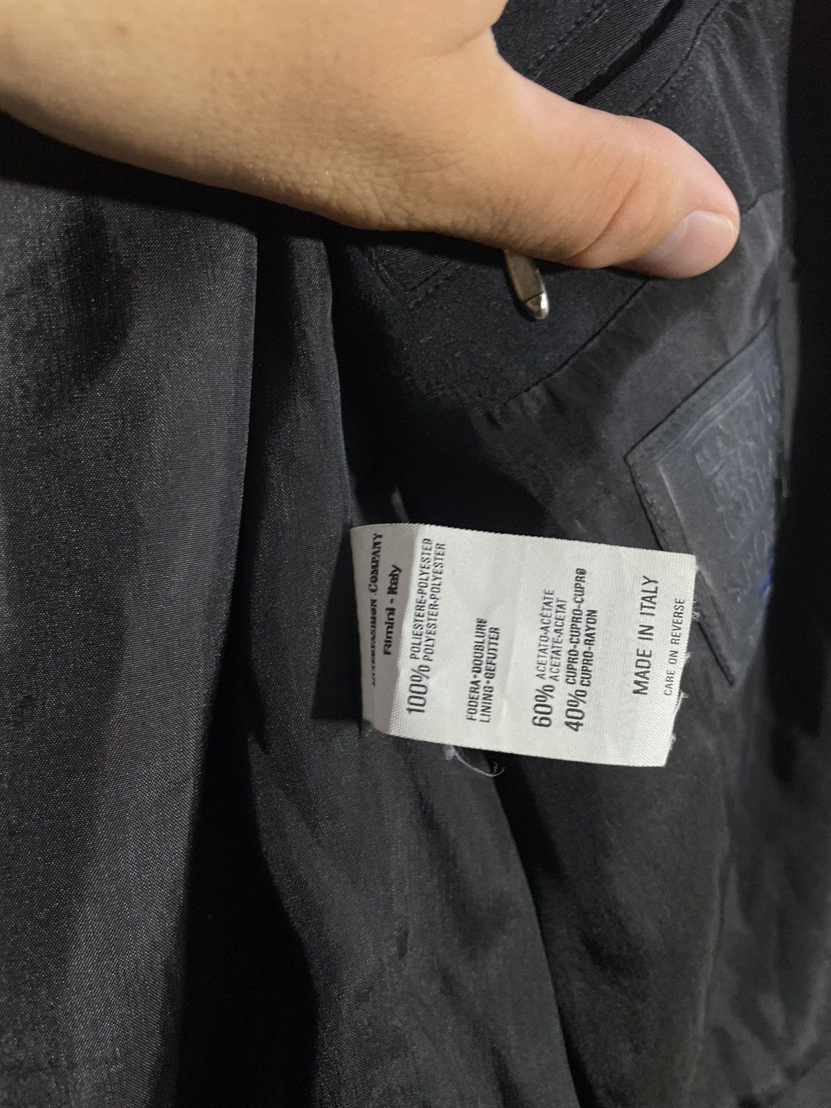 Marithe + Francois Girbaud Marithe Francois Girbaud S.P.Q.R. City Black Mens Blazer Size 50R - 14 Thumbnail
