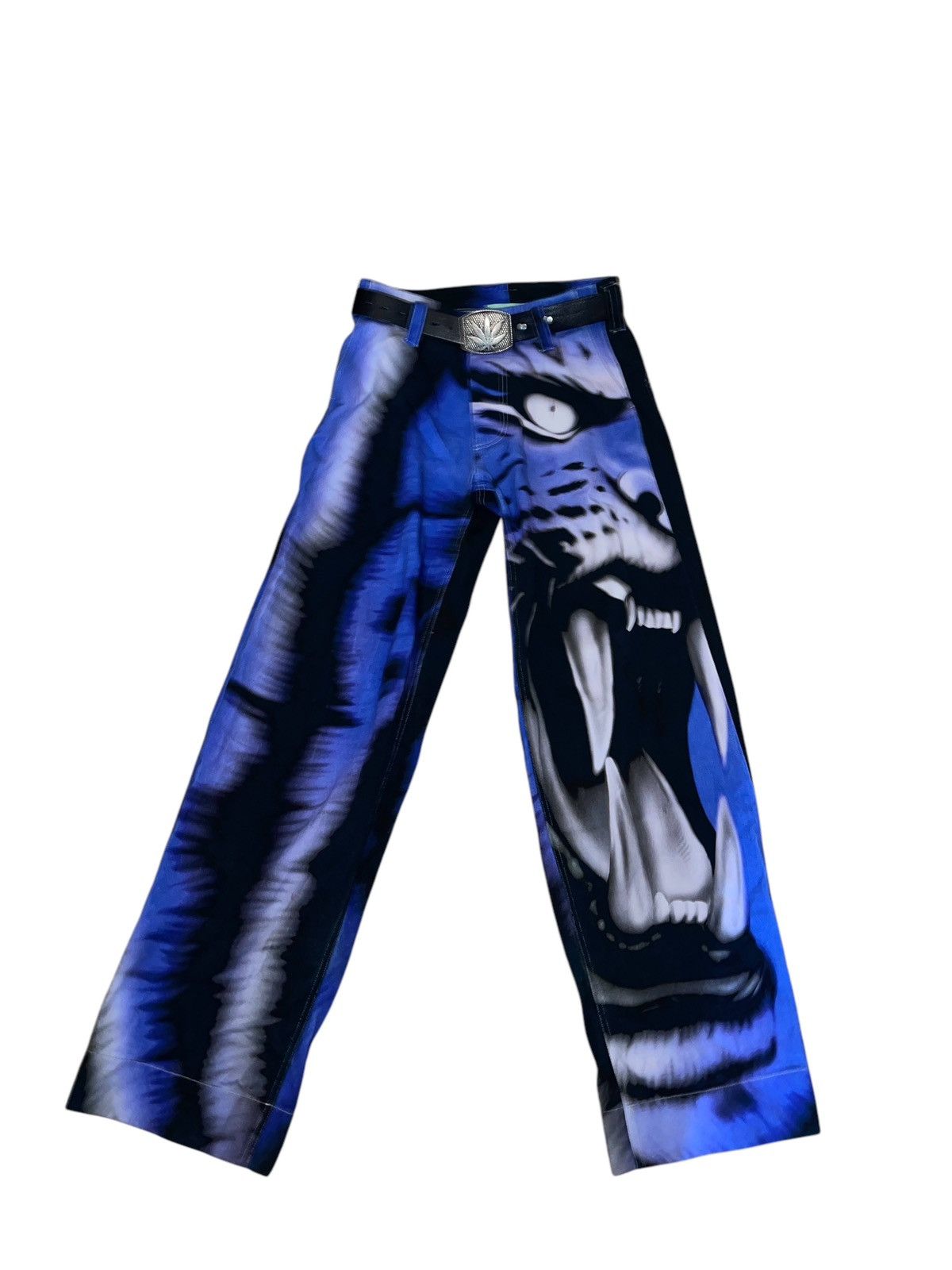 Designer fw 22 printed jeans Size US 30 / EU 46 - 2 Thumbnail