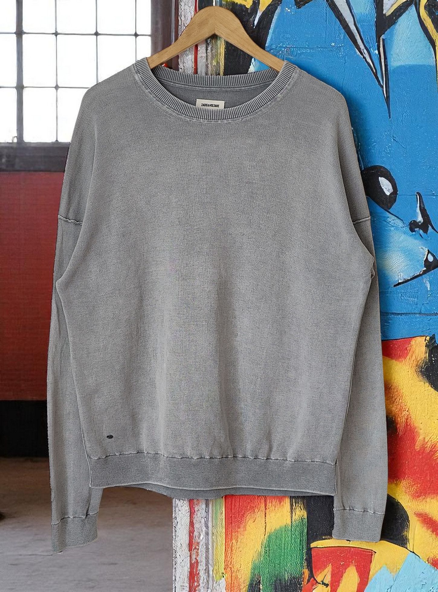 Zadig & Voltaire Zadig & Voltaire Cooper Smoo Peace Symbol Knitwear Size US M / EU 48-50 / 2 - 2 Thumbnail