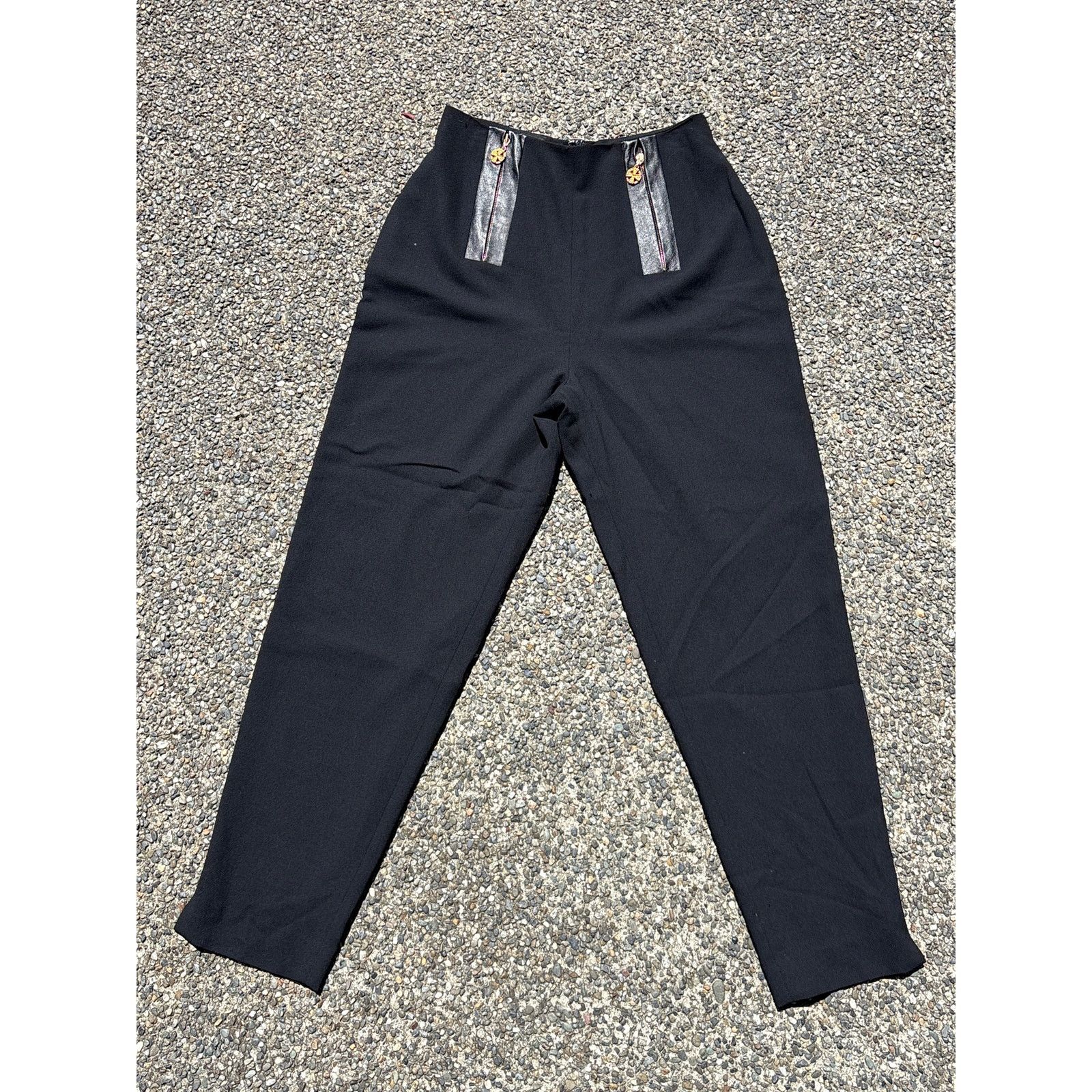 Nordstrom Vtg Japanese Wool baggy pants iron cross zipper Nordstrom 12 Size 34" / US 12 / IT 48 - 3 Thumbnail