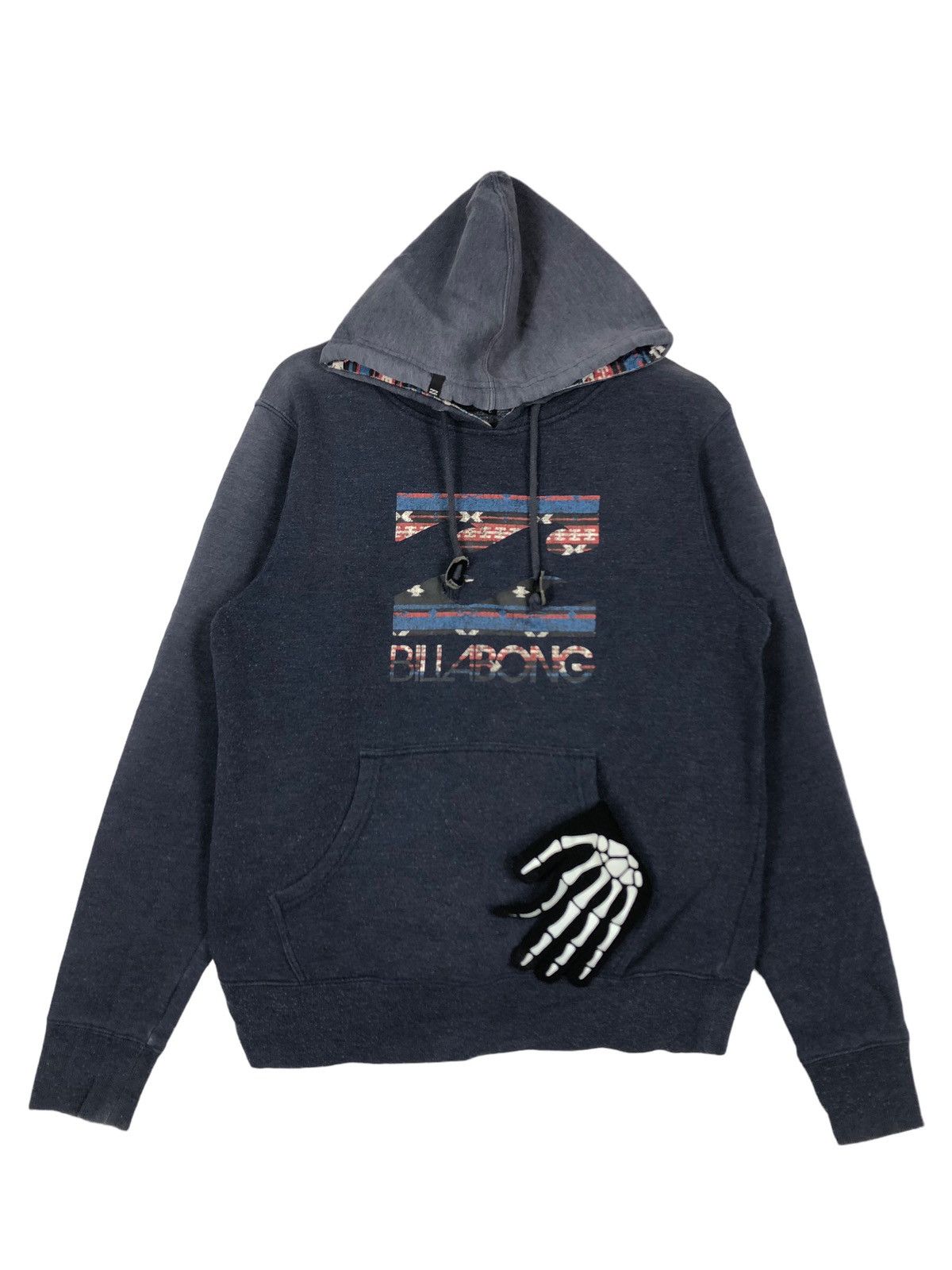 Japanese Brand 🔥90’s Vintage Billabong Hoodie Sweater Big Logo Spell Out Size US L / EU 52-54 / 3 - 1 Thumbnail