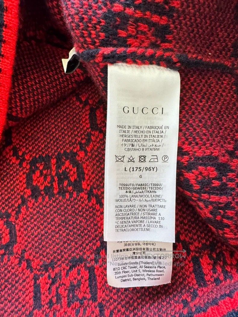 Gucci Gucci Double G letter full logo knitted vest Size L / US 10 / IT 46 - 4 Thumbnail
