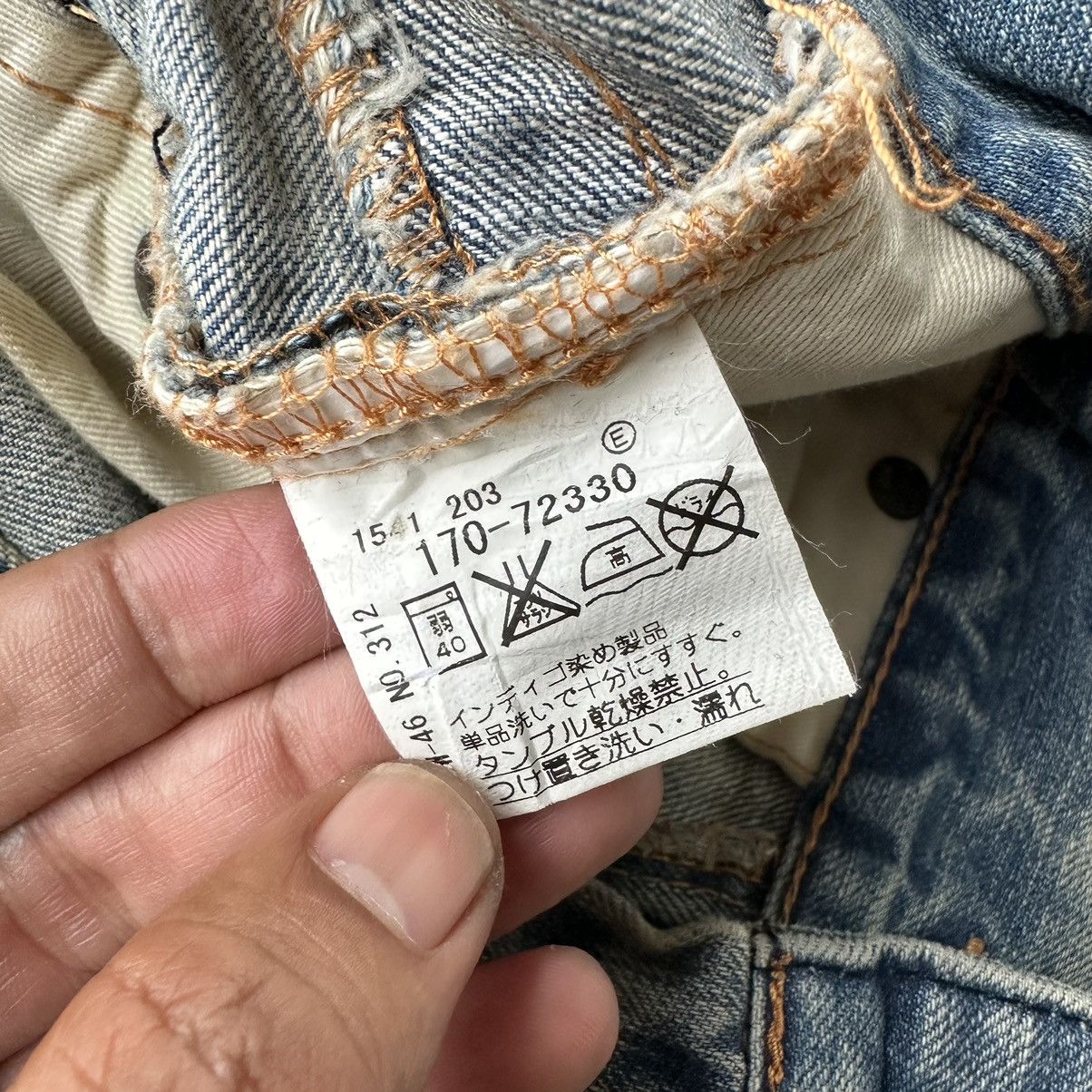 Takeo Kikuchi Vintage Takeo Kikuchi Japan Patchwork Denim 36x32 D657 Size US 36 / EU 52 - 15 Thumbnail