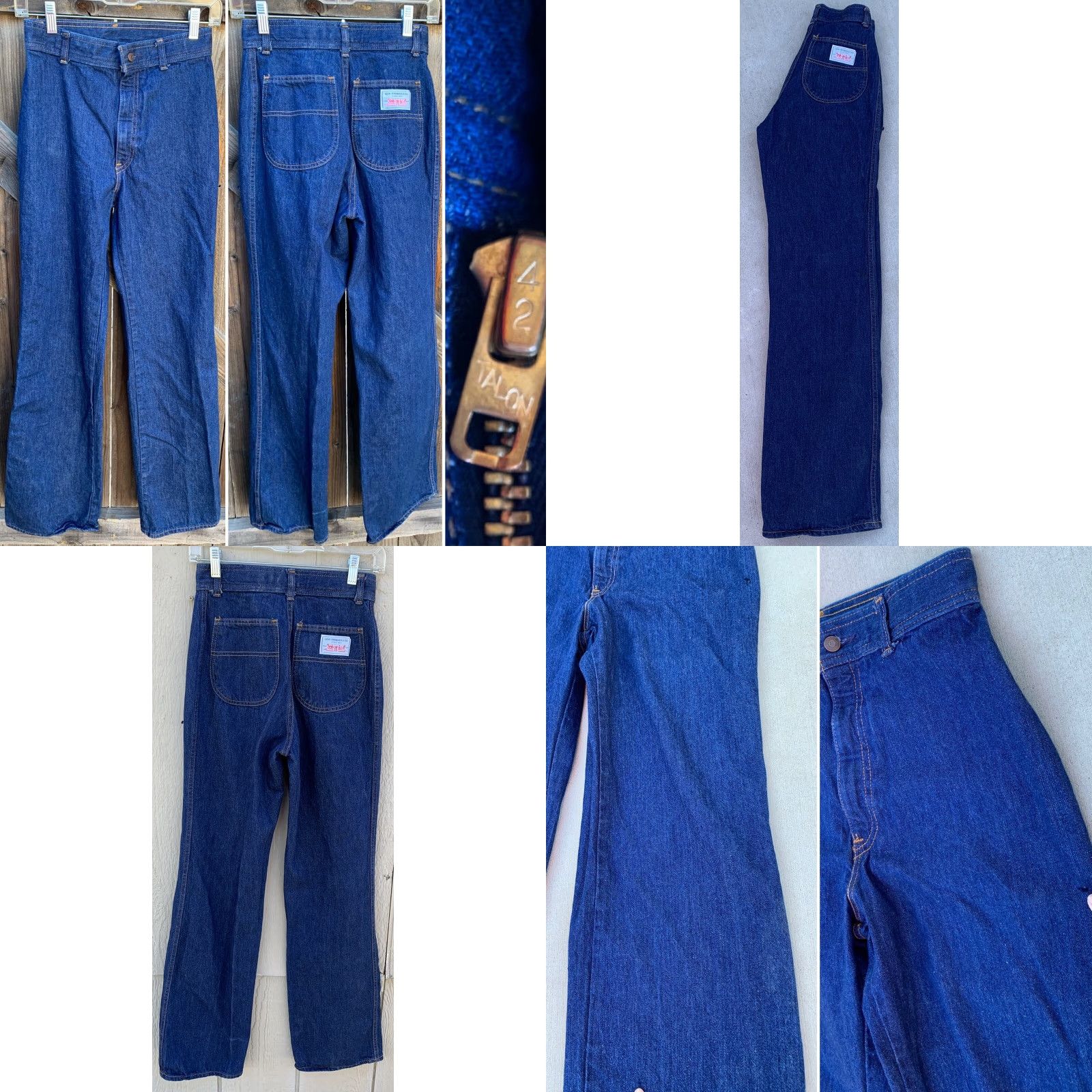 Levi's VINTAGE Levi’s Jeans High Waist 1970s 80s 70s Talon 42 Zipper Size 10 27” Waist Blue Denim Size 32" / US 10 / IT 46 - 8 Thumbnail