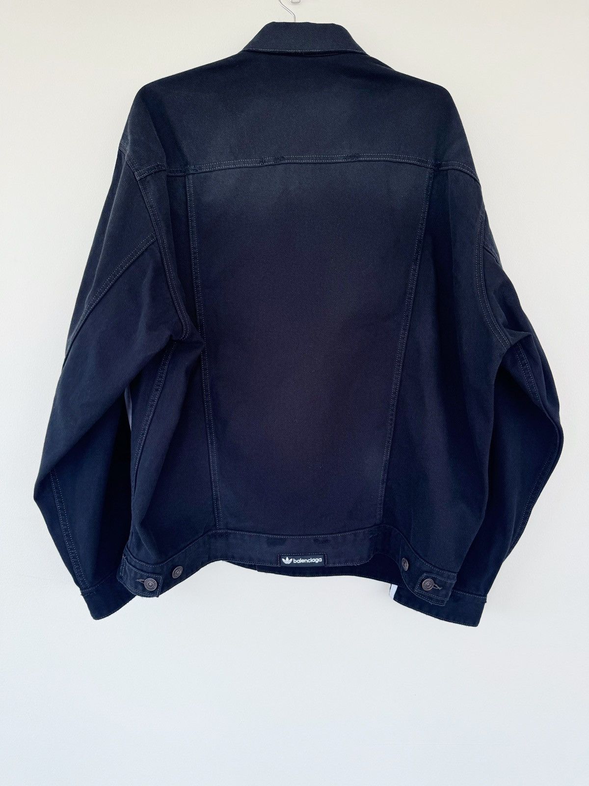 Adidas × Balenciaga Spring 23 Adidas Oversized Denim Jacket Size US S / EU 44-46 / 1 - 2 Thumbnail