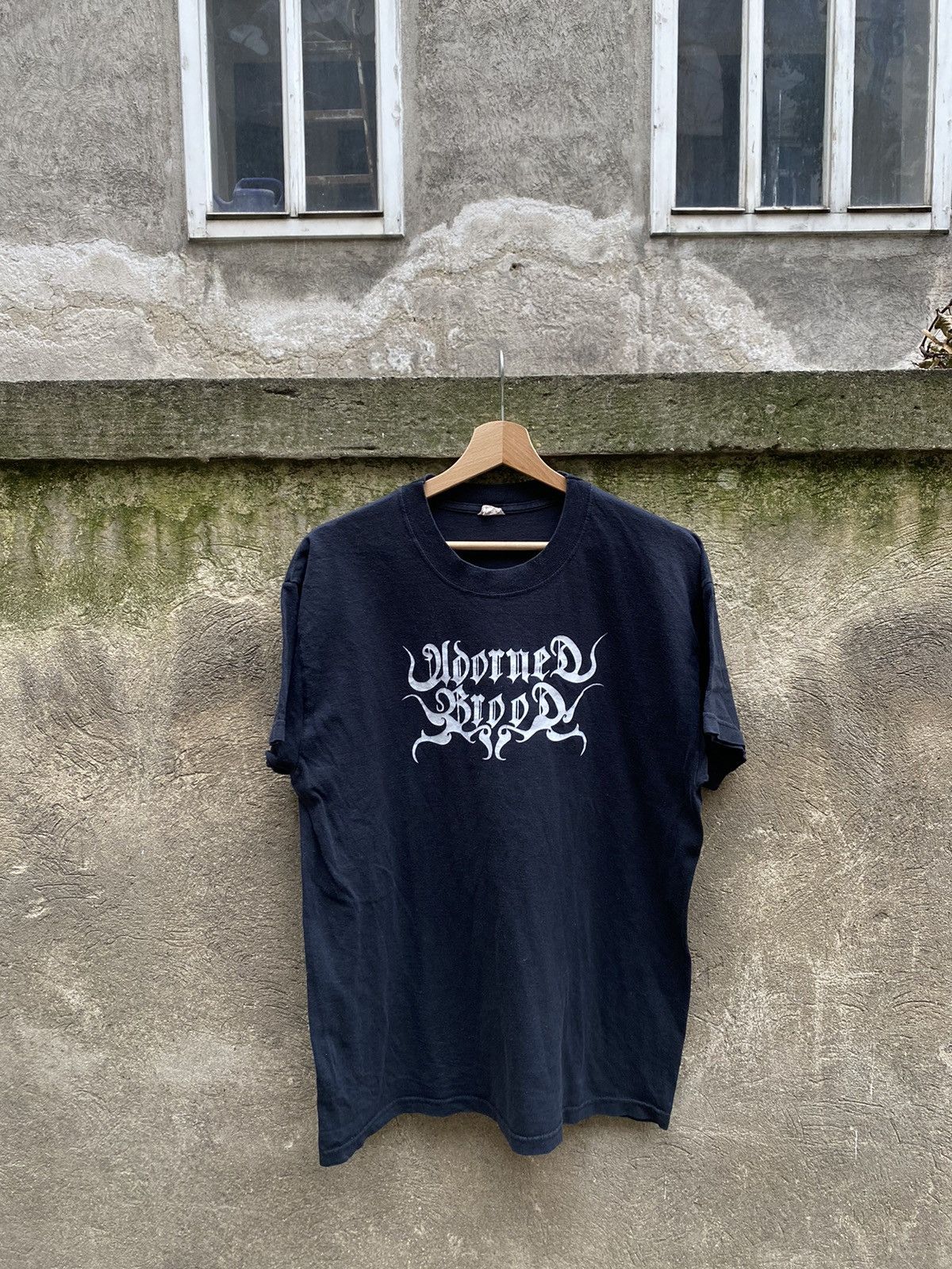 Band Tees × Vintage Vintage 90s Adorned Brood Dark Metal Rock Tee Size US L / EU 52-54 / 3 - 1 Thumbnail