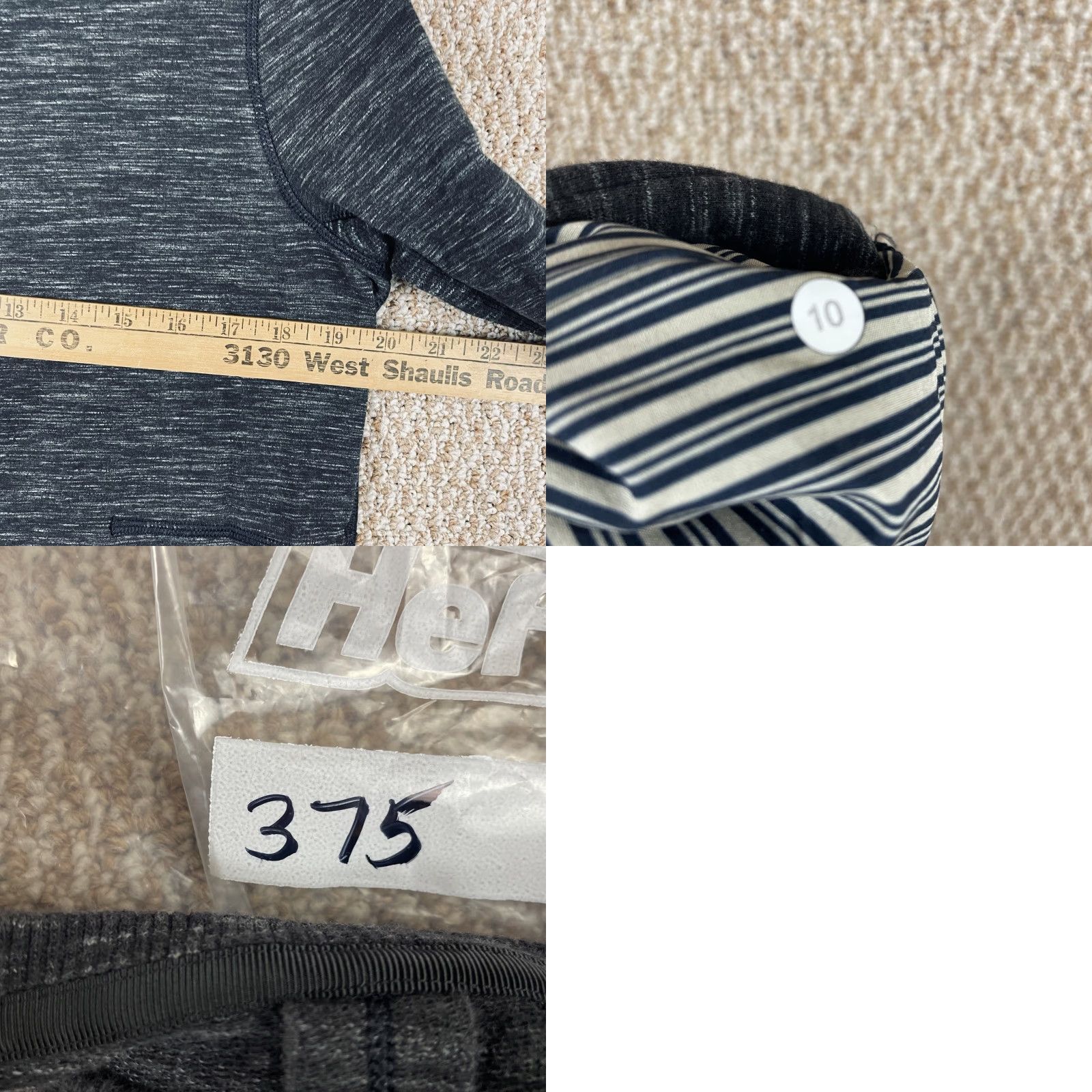 Lululemon Lululemon Sweatshirt Women’s 10 Crewneck Heathered Gray Black 375 Pullover Long Sleeve Activewear Breathable Pockets Size L / US 10 / IT 46 - 9 Thumbnail