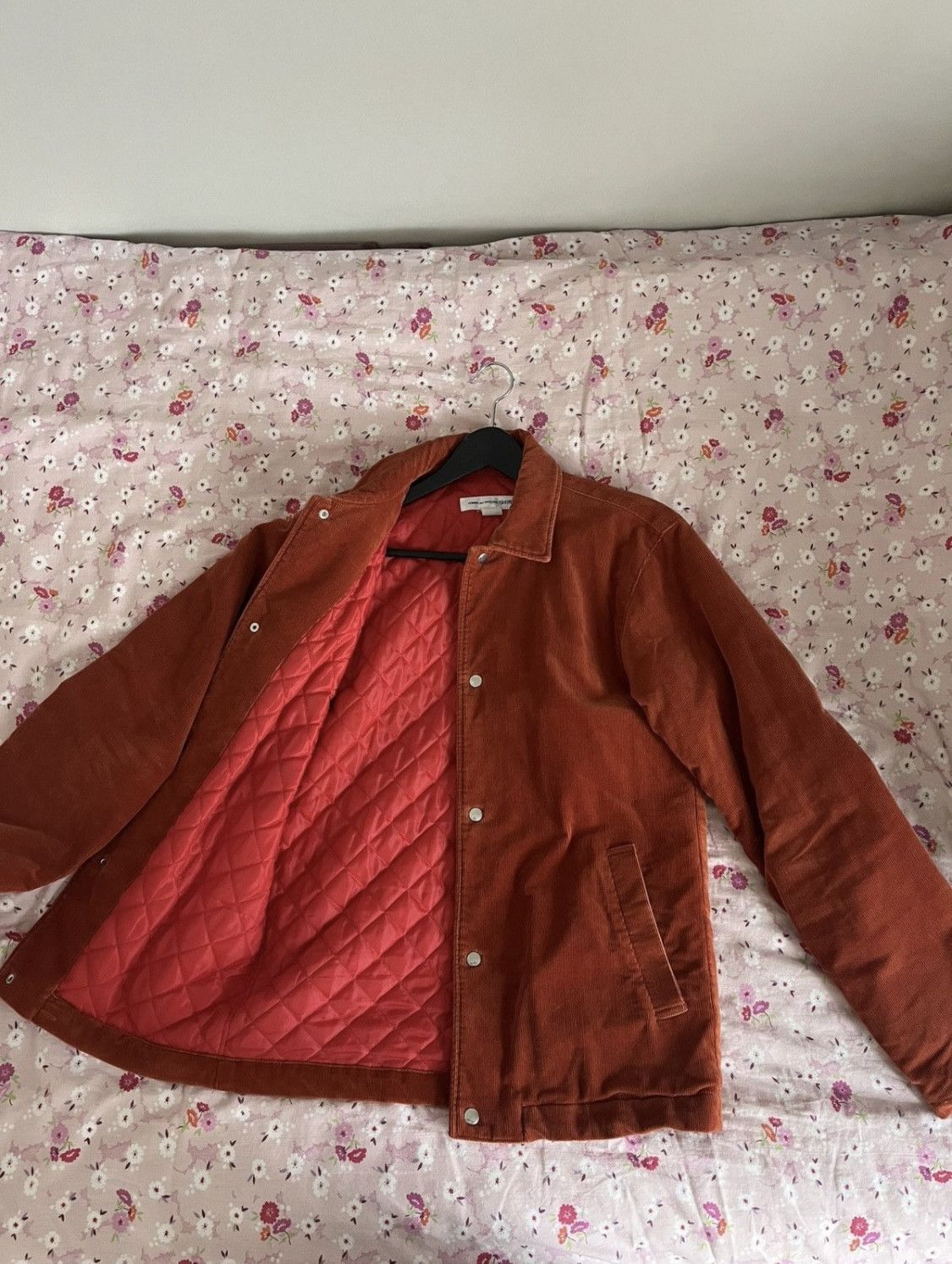 Comme des Garcons Burnt orange corduroy coach jacket Size US M / EU 48-50 / 2 - 3 Thumbnail