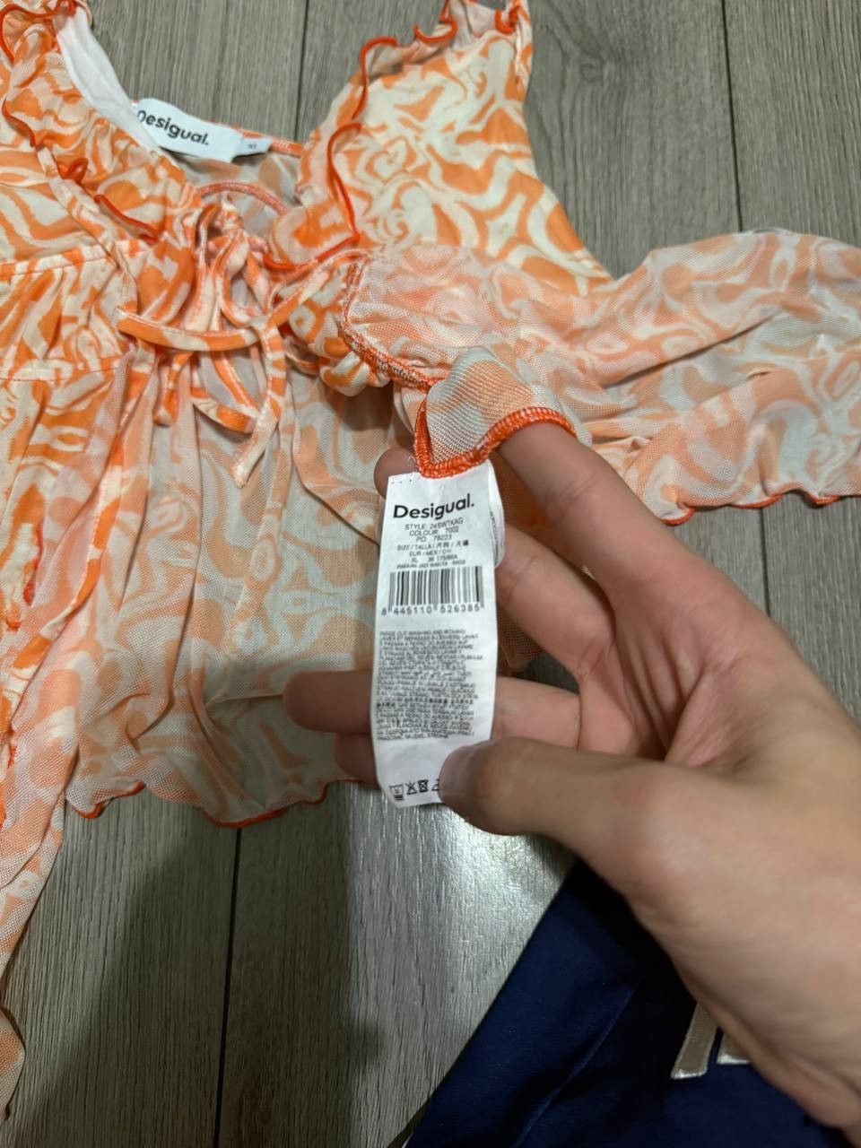 Desigual desigual blouse women xl orange Size XL / US 12-14 / IT 48-50 - 3 Thumbnail