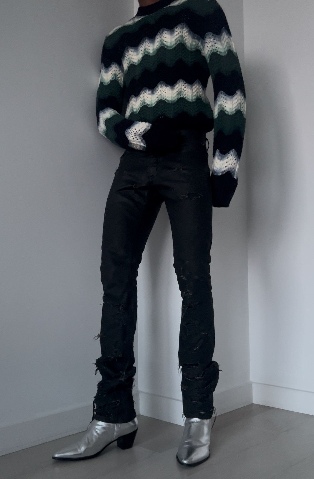 Maison Margiela Margiela Archive Wave Knit Sweater Size US M / EU 48-50 / 2 - 5 Thumbnail