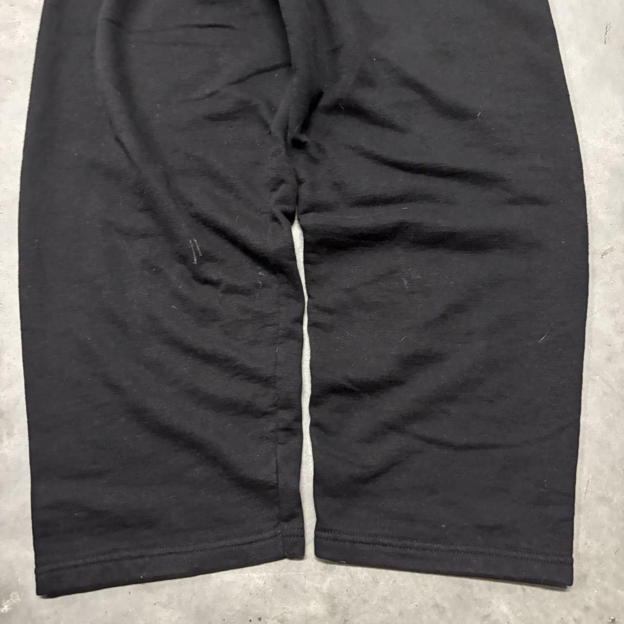 Japanese Brand × Vintage Crazy Vintage Y2K/200s Black Essential Sweatpants! Size US 30 / EU 46 - 5 Thumbnail