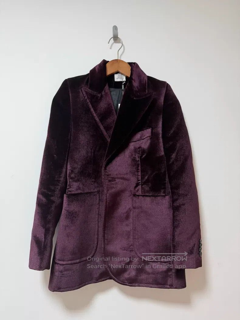Vetements VETEMENTS Velvet silk suit jacket Size US M / EU 48-50 / 2 - 1 Thumbnail