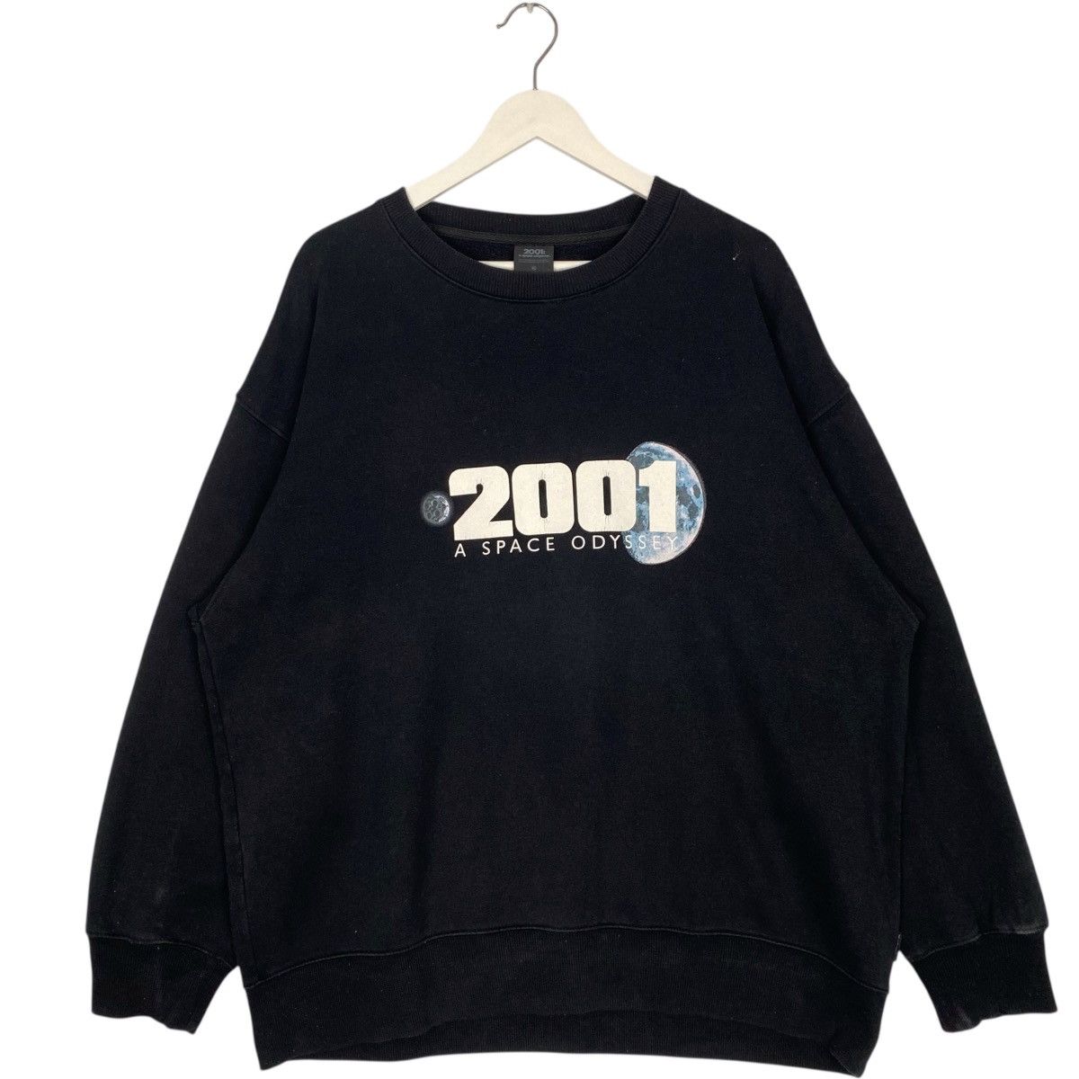 Vintage Vintage 2001 A Space Odyssey Sweatshirt Crewneck Black Size US XL / EU 56 / 4 - 1 Thumbnail