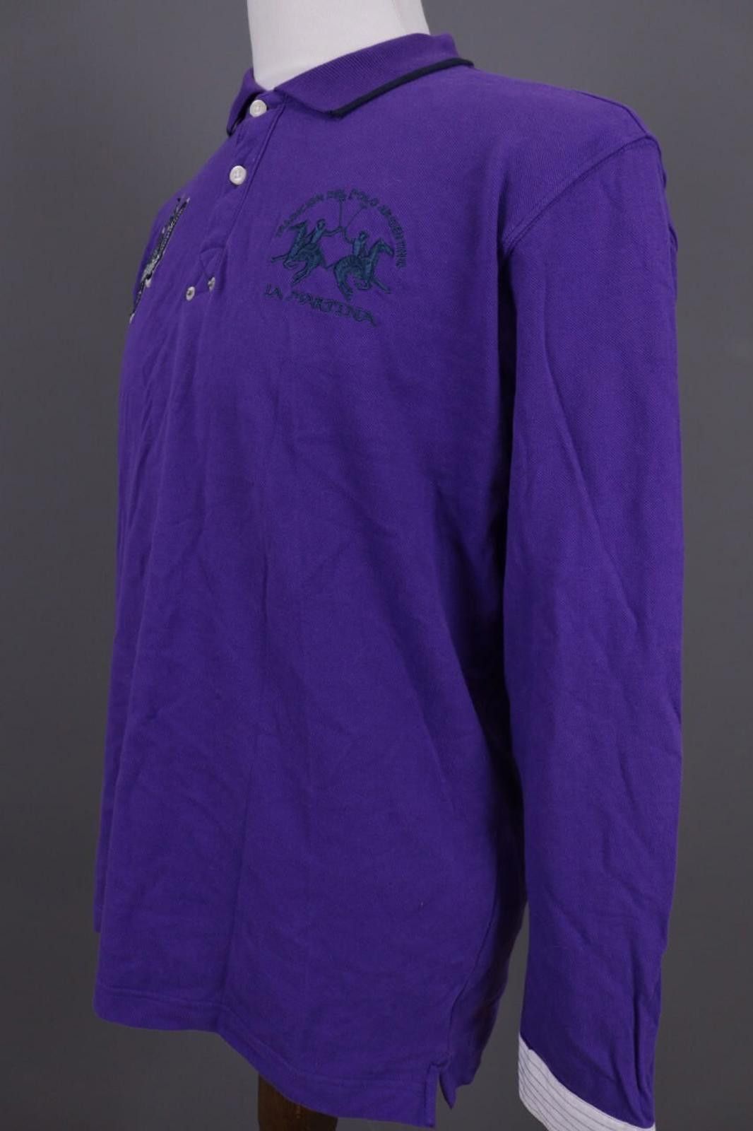 La Martina La Martina Buenos Aires Maserati Purple Polo Shirt Size XL Size US XL / EU 56 / 4 - 9 Thumbnail