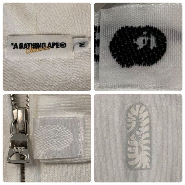 Bape 🔥NFS limited🔥 BAPE White Tiger Full Zip Hoodie a bathing ape Size US M / EU 48-50 / 2 - 9 Thumbnail