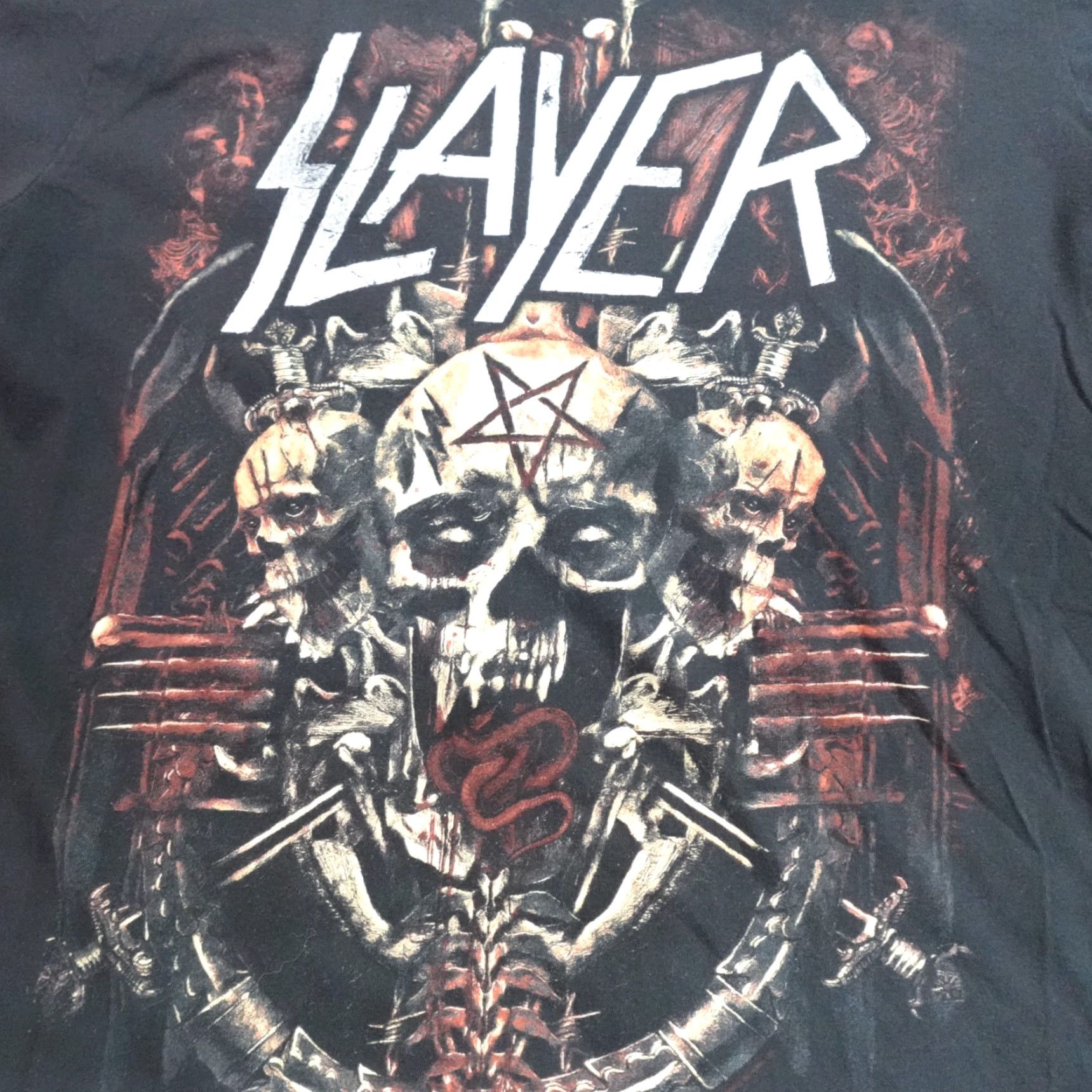 Vintage Slayer Shirt Medium Black 2018 Farewell Tour Unbranded T-Shirt Men Graphic Tee Crew Neck Short Sleeve Vintage? Size US M / EU 48-50 / 2 - 2 Thumbnail