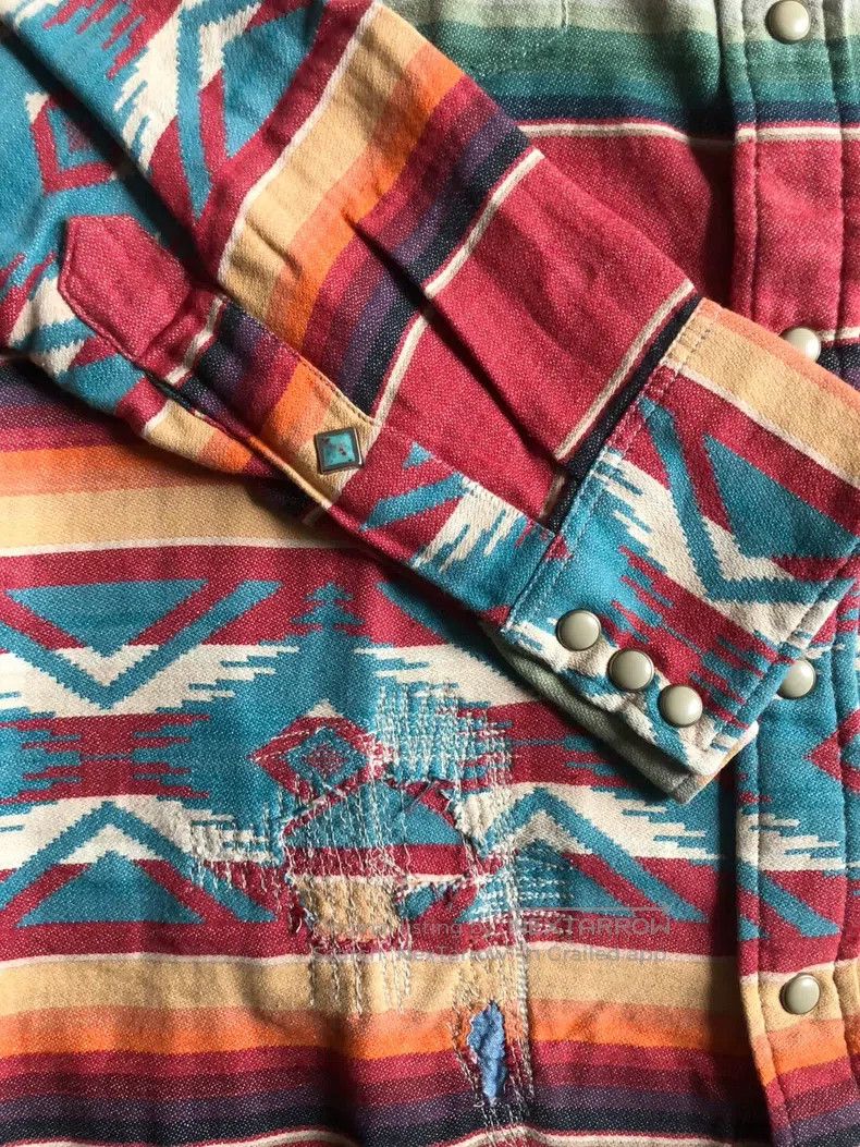 RRL Ralph Lauren RRL Ralph Lauren Early vintage patch rainbow shirt Size US S / EU 44-46 / 1 - 5 Thumbnail
