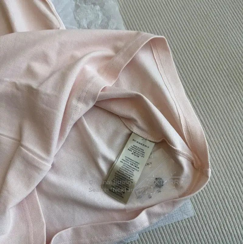 Burberry Burberry Pink Short Sleeve Logo Tee. Size XS / US 0-2 / IT 36-38 - 6 Thumbnail