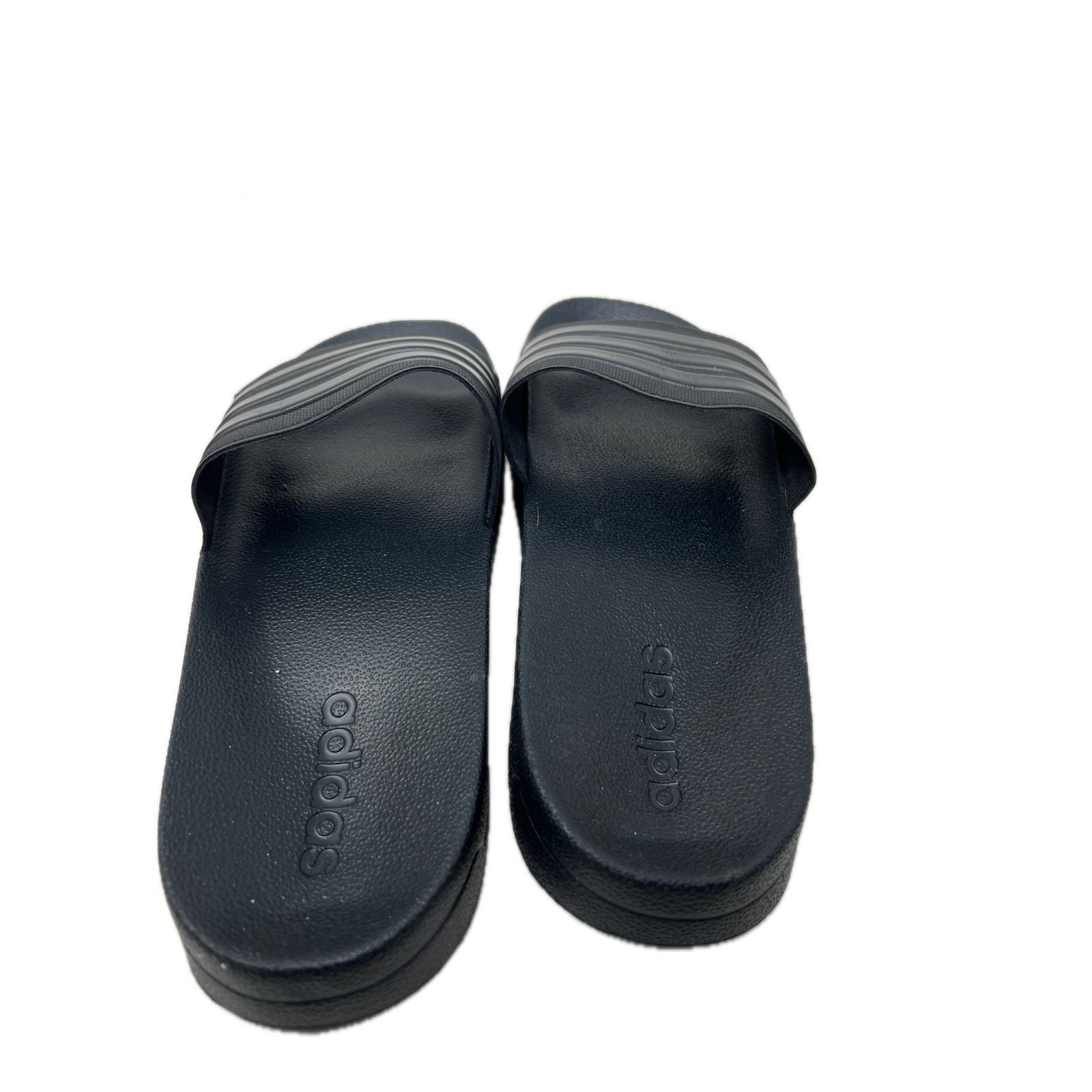 Adidas Adilette Comfort 2.0 Slide Sandals Gray Mens 12 US Size US 12 / EU 45 - 2 Thumbnail