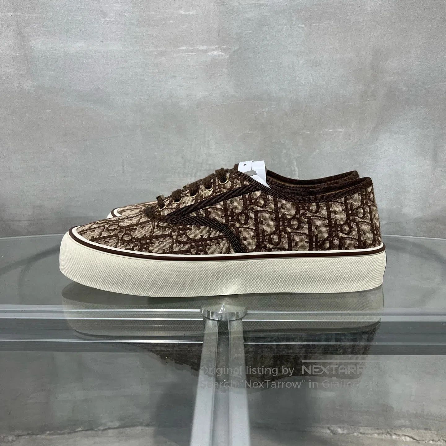 Dior Dior Saltwind Brown Old-Fashioned Low-Top Sports Shoes Size US 11 / EU 44 - 3 Thumbnail