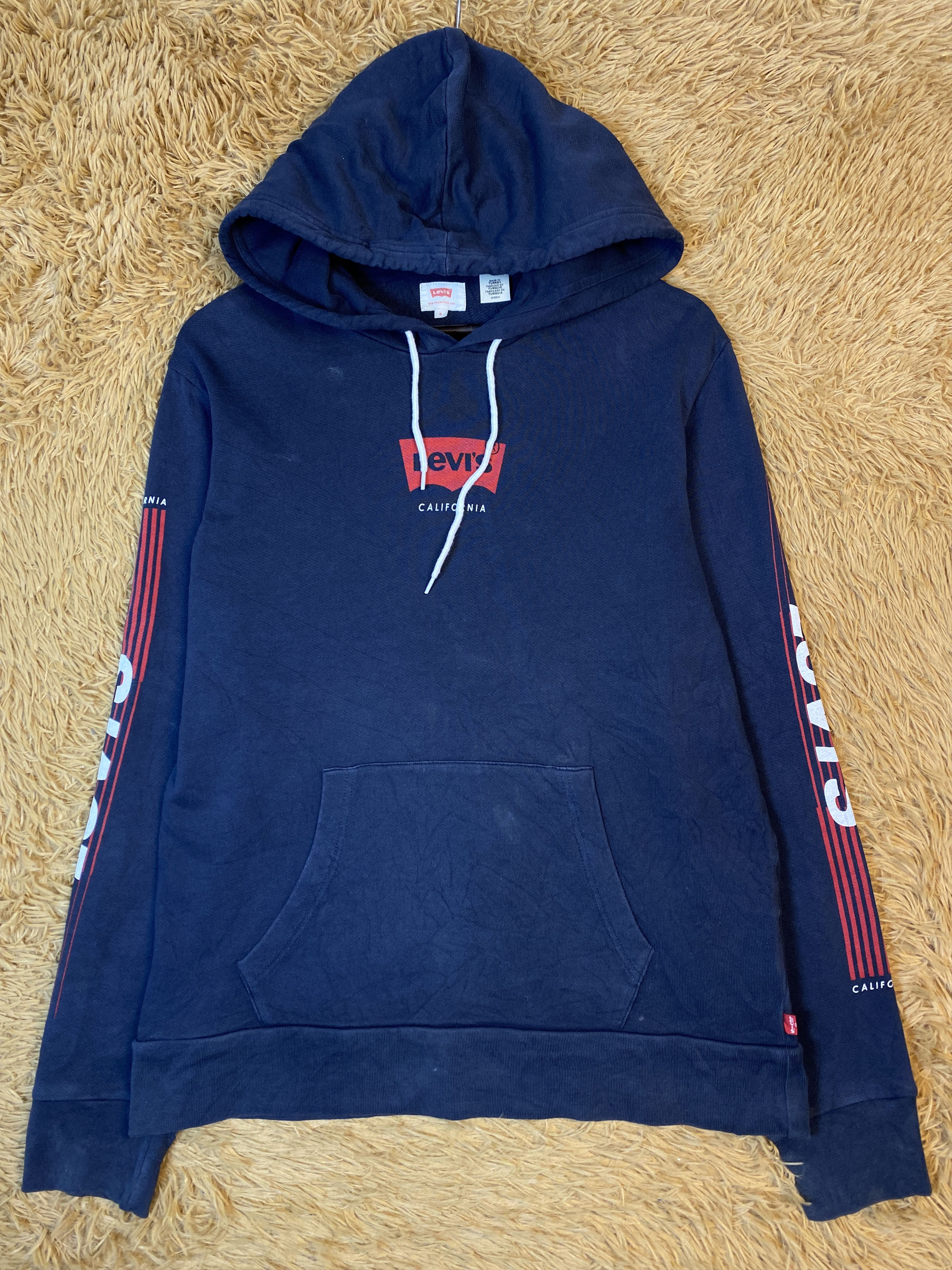 Levi's Vintage Levi's Nice Design Pullover Hoodies PS0404 Size US S / EU 44-46 / 1 - 1 Thumbnail