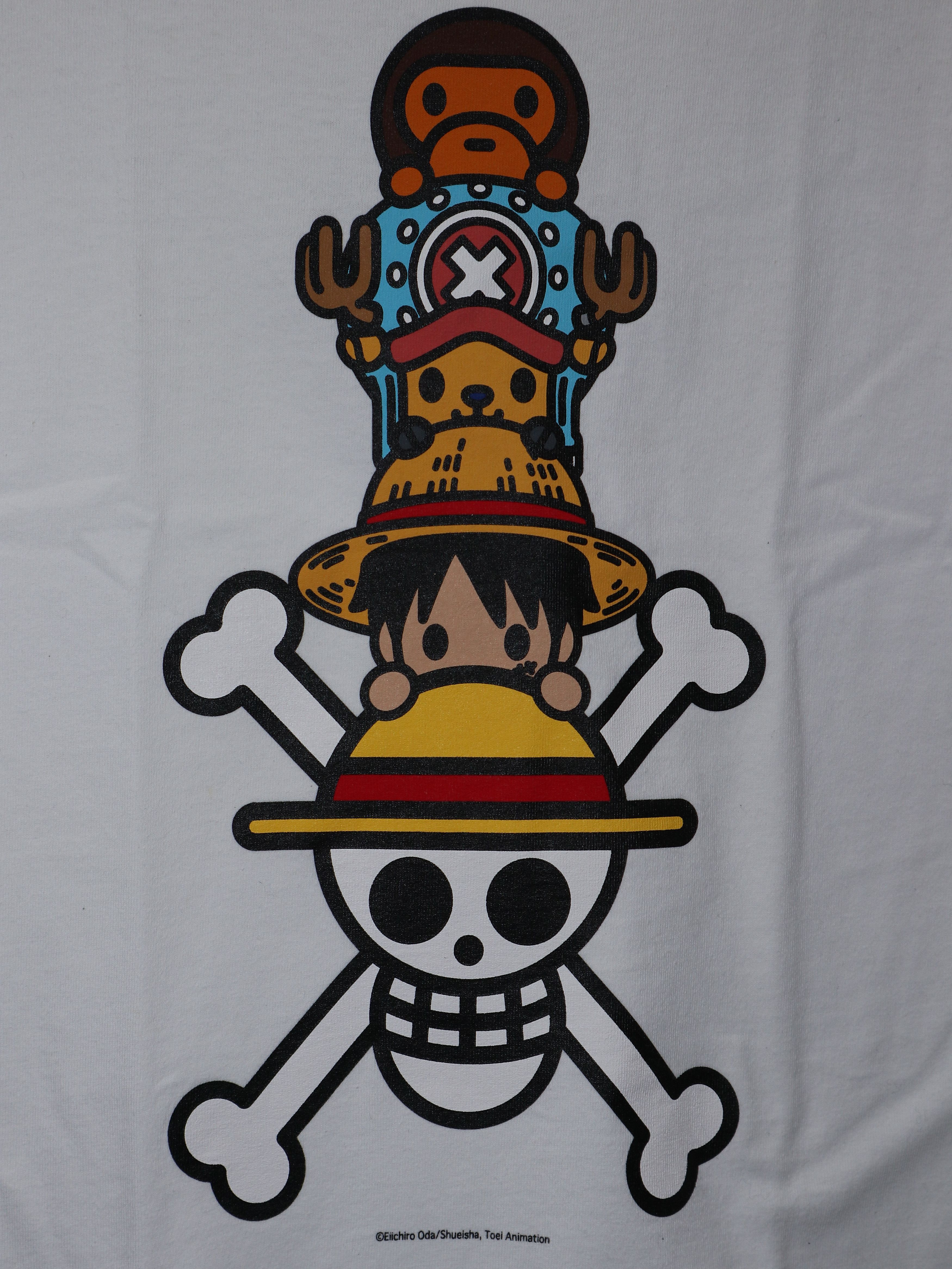 トップス Bape x One Piece Baby Milo Luffi M Bape x One Piece - Luffy & Brothers & Milo Tee – Grails SF