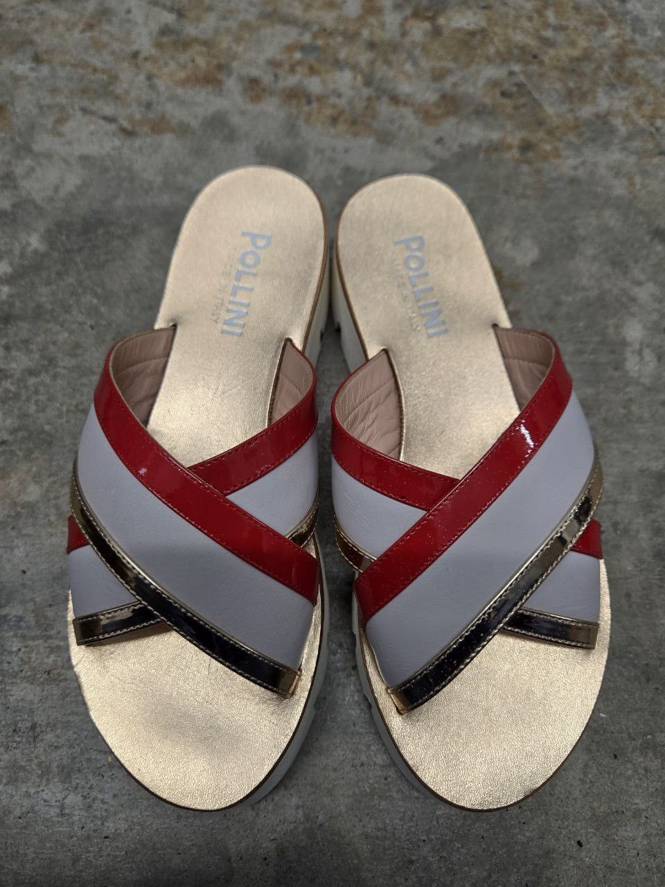 Pollini Pollini Sandals Leather Size US 6 / IT 36 - 1 Thumbnail