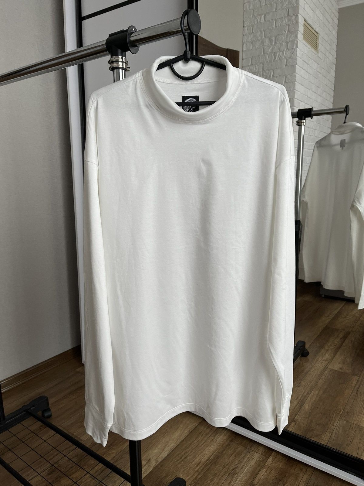 Arpenteur Arpenteur CHCM Interlock White Cotton Long Sleeve Sweatshirt Size US L / EU 52-54 / 3 - 2 Thumbnail
