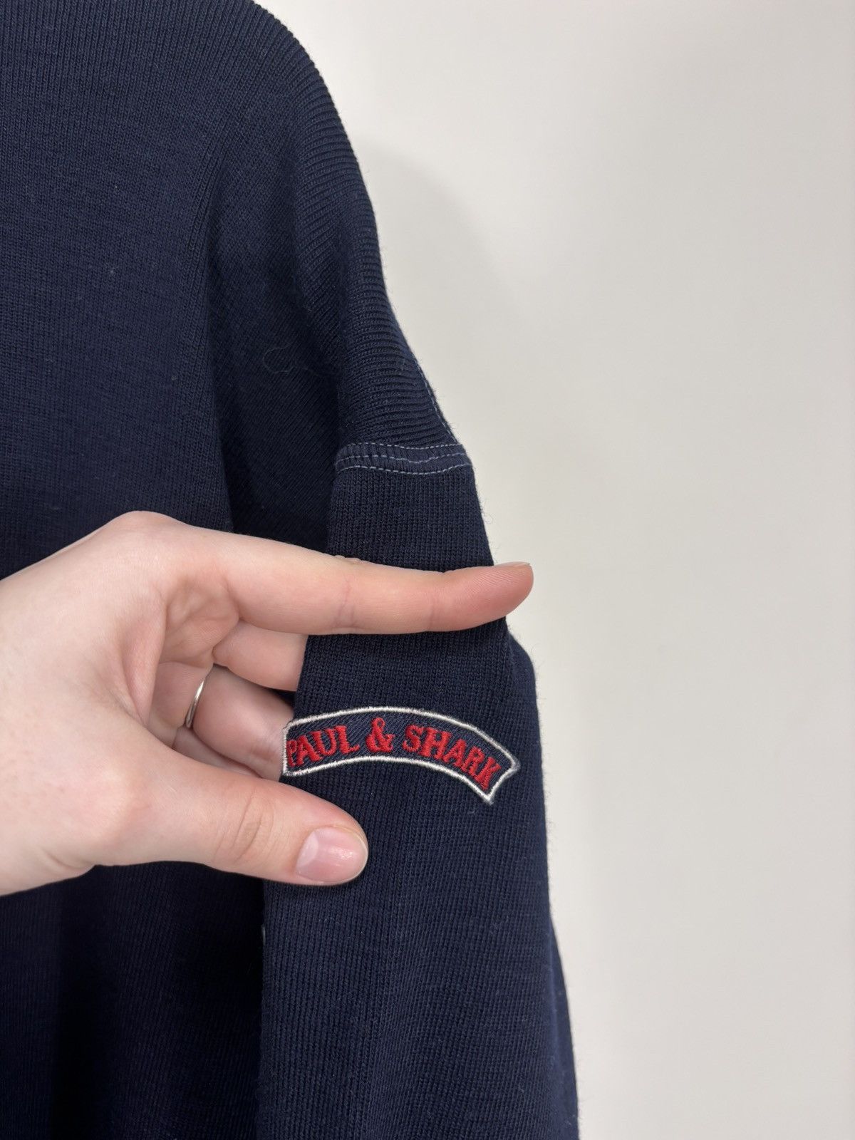 Paul & Shark Vintage Paul & Shark Sportswear Men’s Navy Blue Henley Shirt Size US M / EU 48-50 / 2 - 8 Thumbnail