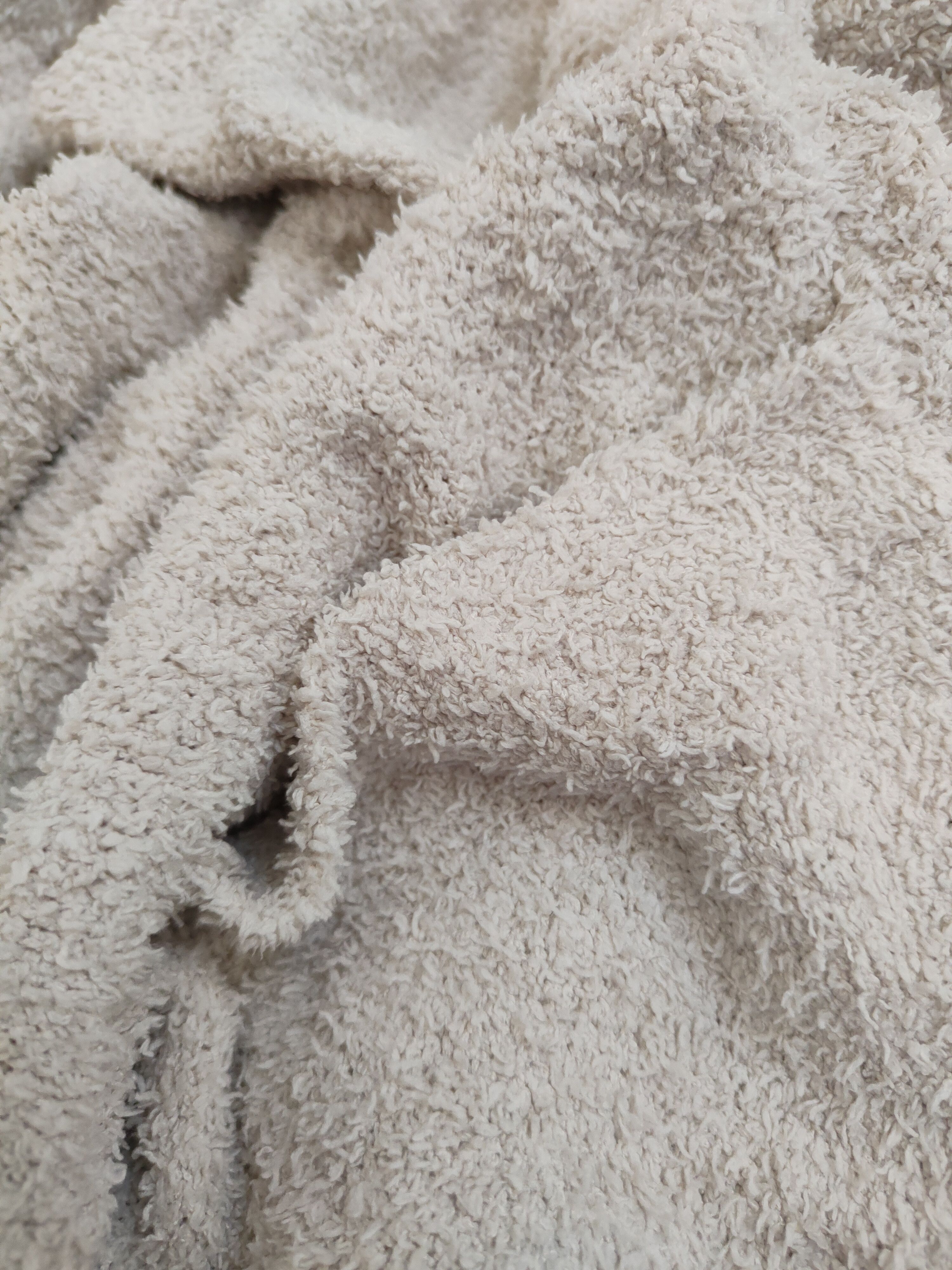 Homespun Knitwear × Japanese Brand Comfo-strain Ivory Fur Faux Knitwear Cardigan #W2178 Size L / US 10 / IT 46 - 10 Thumbnail
