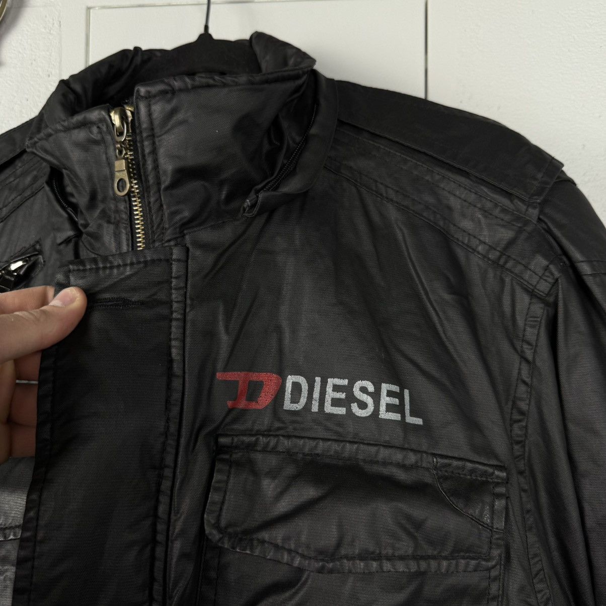 Diesel Vintage Avant Garde Leather Jacket Diesel Y2K Size US XL / EU 56 / 4 - 6 Thumbnail