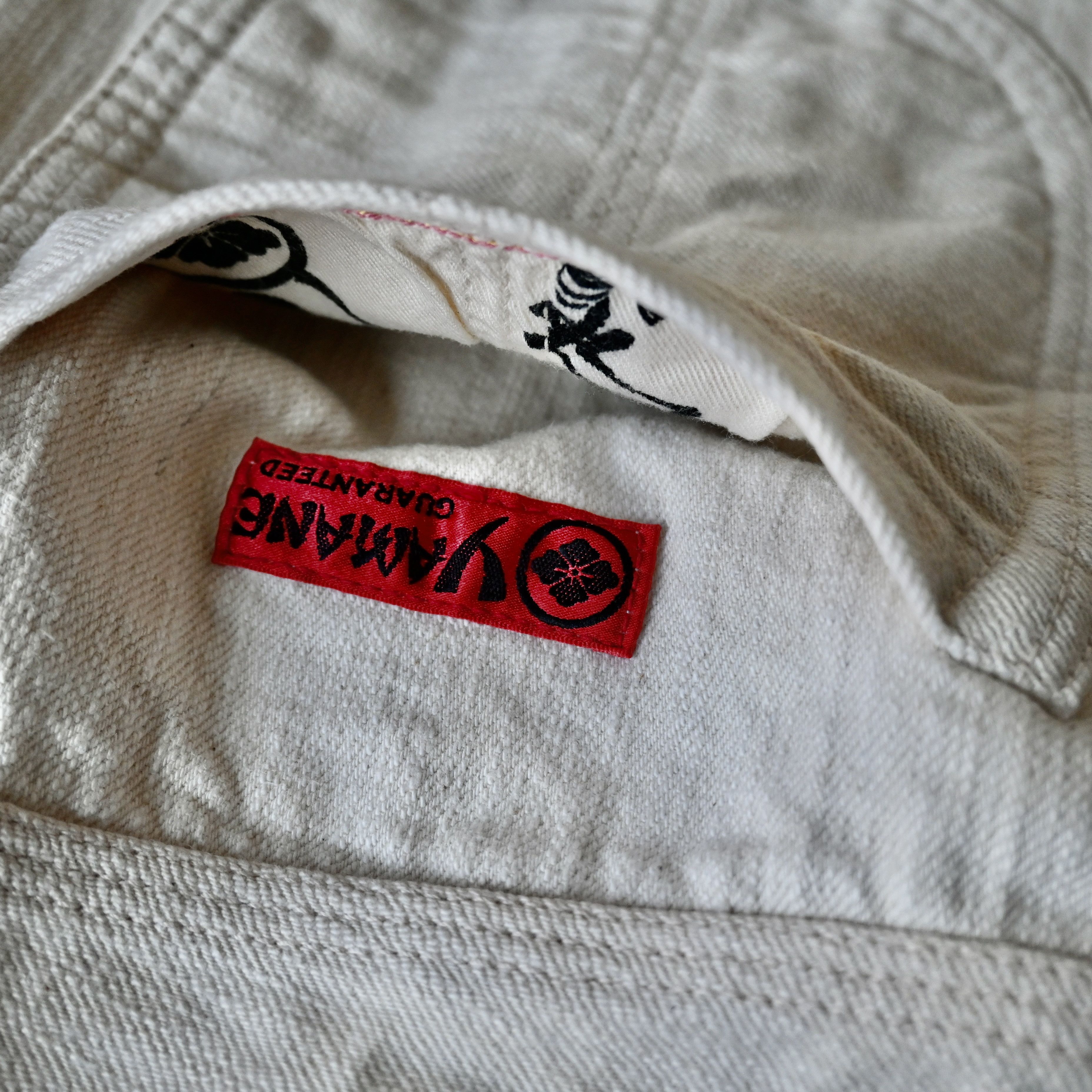 Evisu Hidehiko Yamane by Evisu white slub denim jeans Size US 33 - 16 Thumbnail