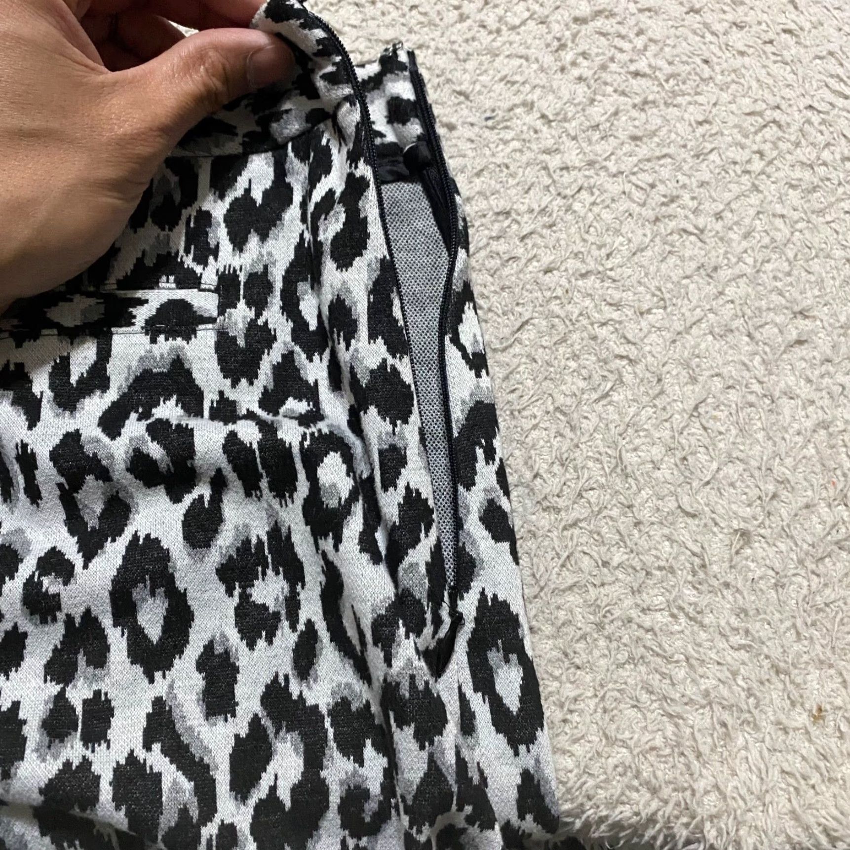 Talbots Talbots Womens Skirt sz 6 Multicolor Leopard Print Straight Pencil Knee Length Size 38" / US 16 / IT 52 - 8 Thumbnail