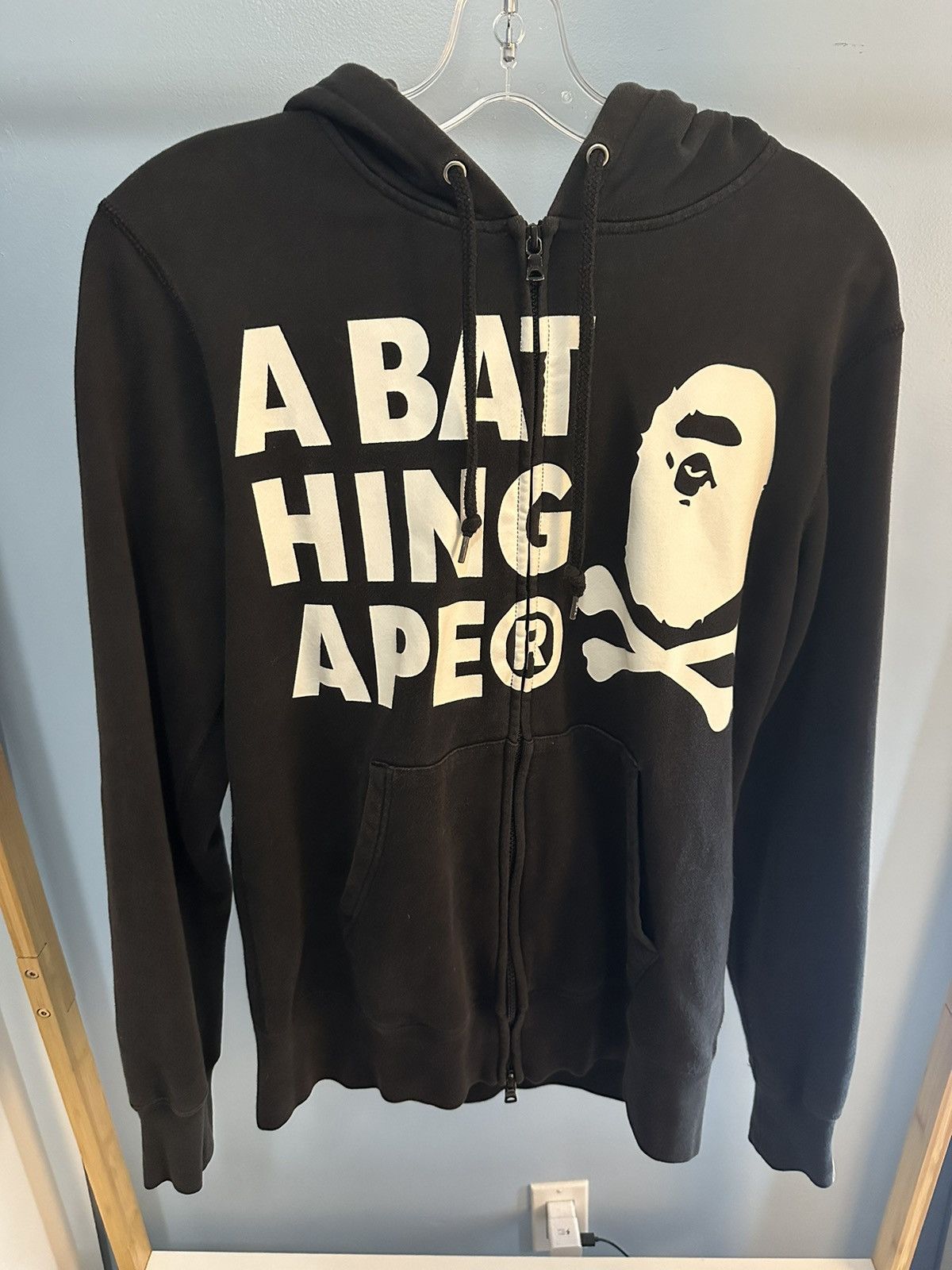 Bape Bape Pirate Store Black Zip Up Hoodie Size L Size US L / EU 52-54 / 3 - 1 Thumbnail