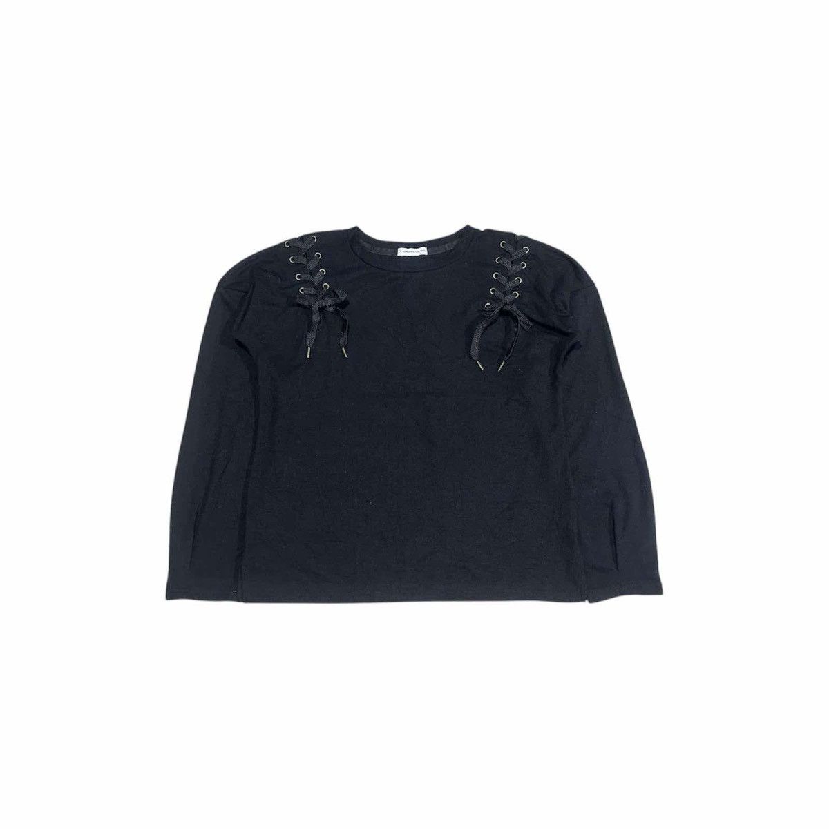 Hysteric Glamour × If Six Was Nine × Japanese Brand 🔥Sixk Y2K E Hyphen World Gallery Laces Up Bondage Ls Shirt Size US S / EU 44-46 / 1 - 3 Thumbnail
