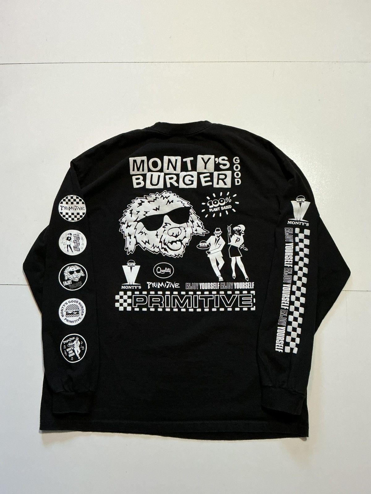 Primitive Primitive Skateboarding X Monty's Good Burger L/S T-Shirt Size US XXL / EU 58 / 5 - 3 Thumbnail