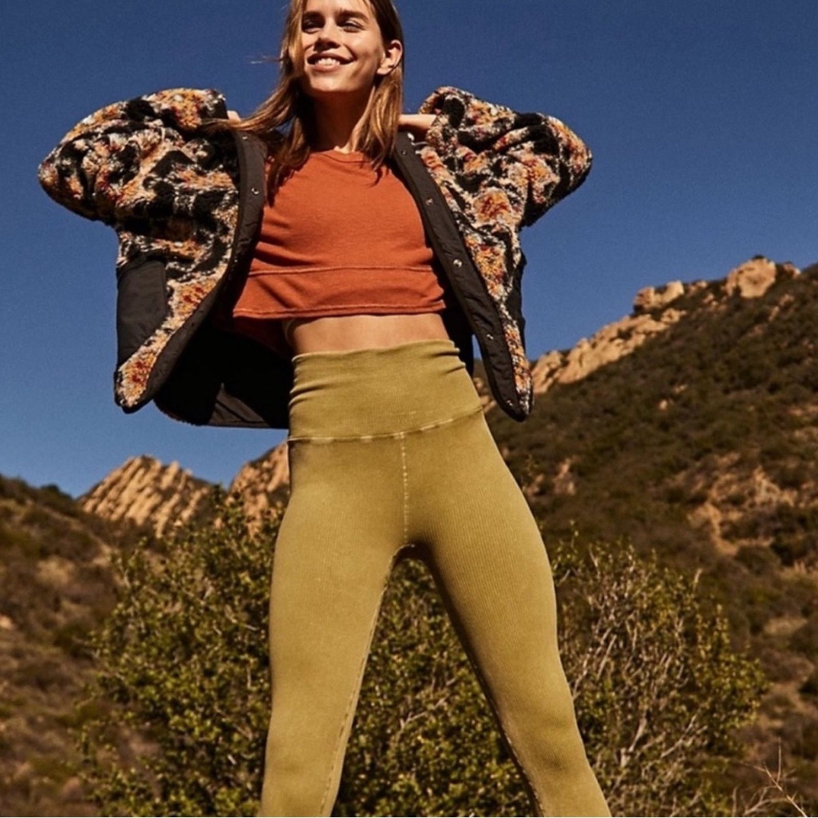 Free People Free People Movement Elevation Jacquard Reversible Jacket Size L / US 10 / IT 46 - 2 Thumbnail