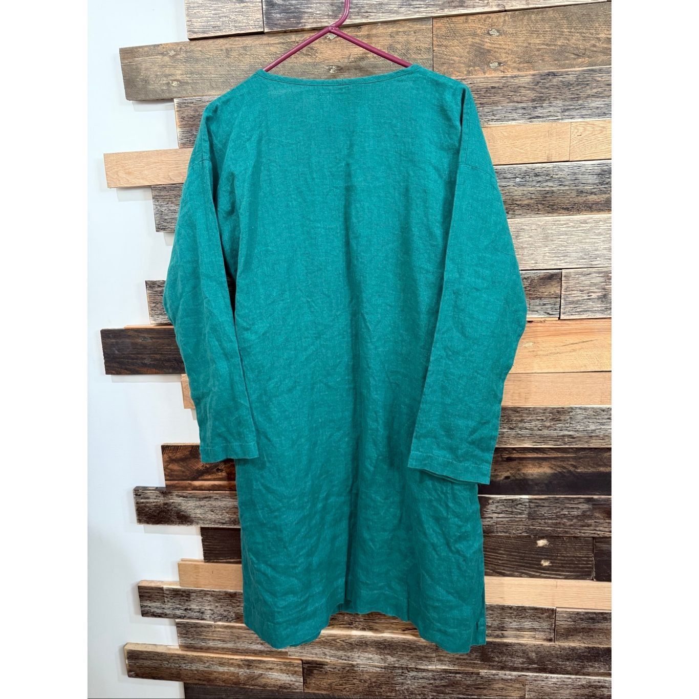 FLAX Flax NWOT linen green dress pockets size S Size S / US 4 / IT 40 - 3 Thumbnail