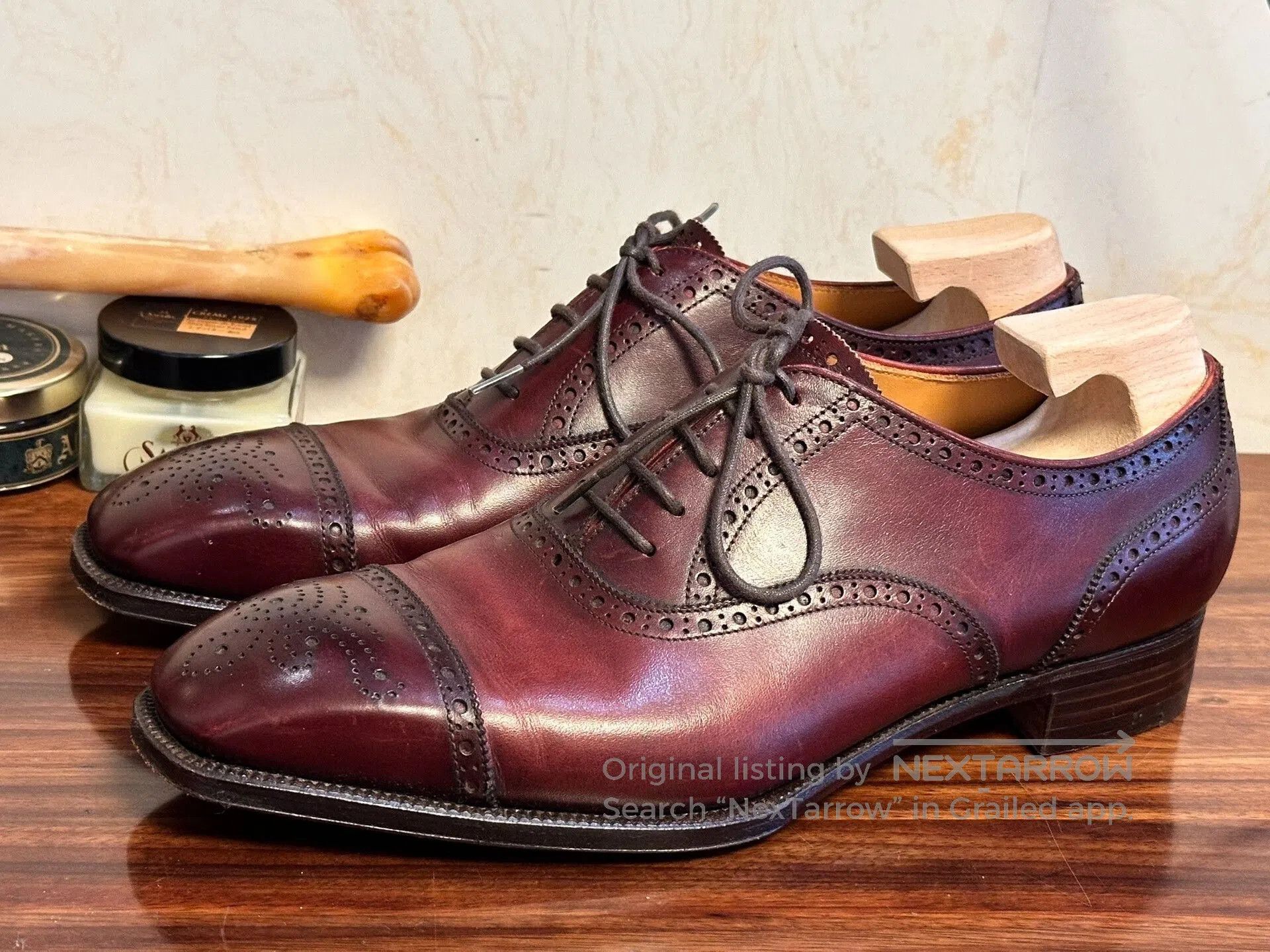 Vintage JIMJUN Oxford Dress Shoes. Size US 9.5 / EU 42-43 - 3 Thumbnail