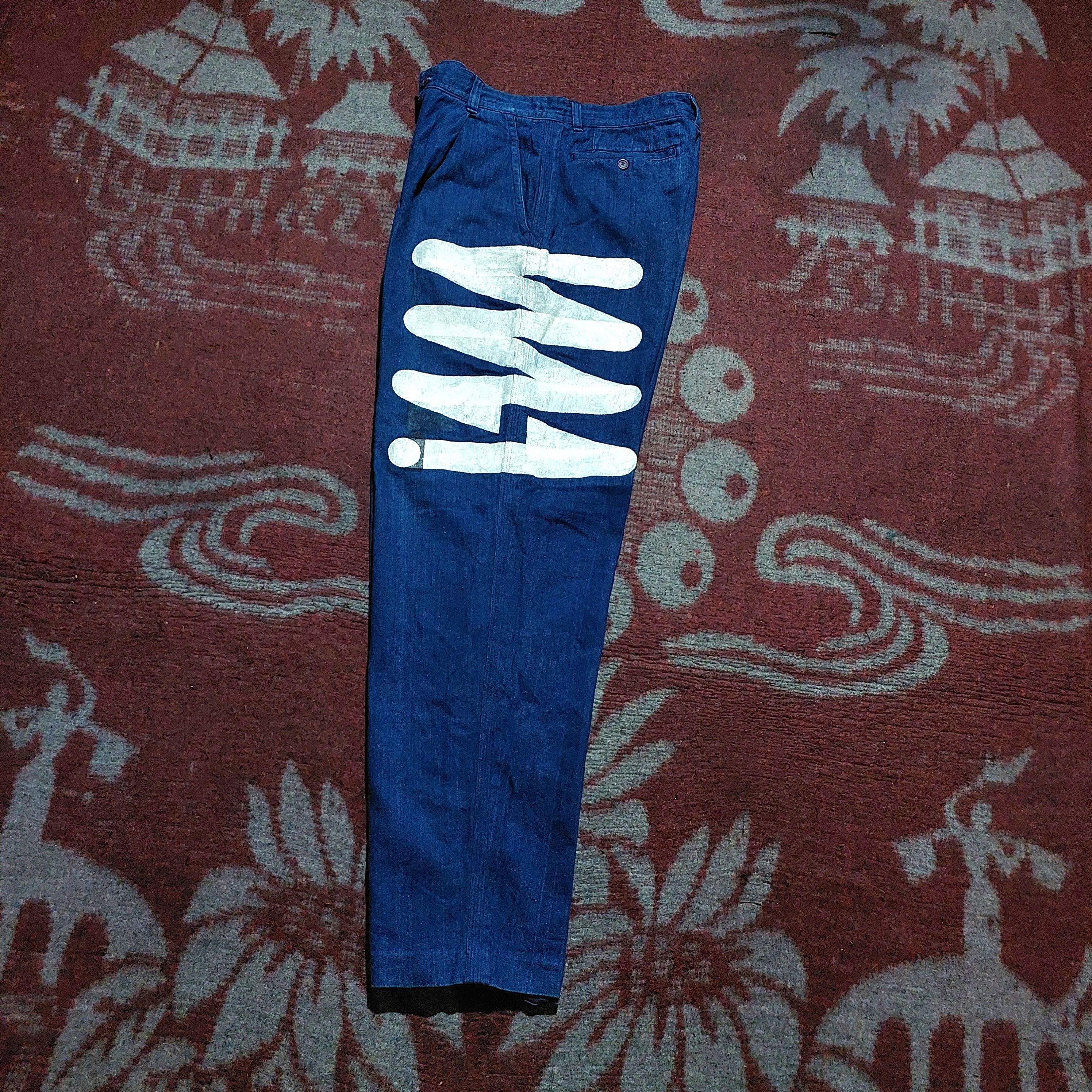 Issey Miyake issey miyake men painting custom made pants Size US 29 - 3 Thumbnail