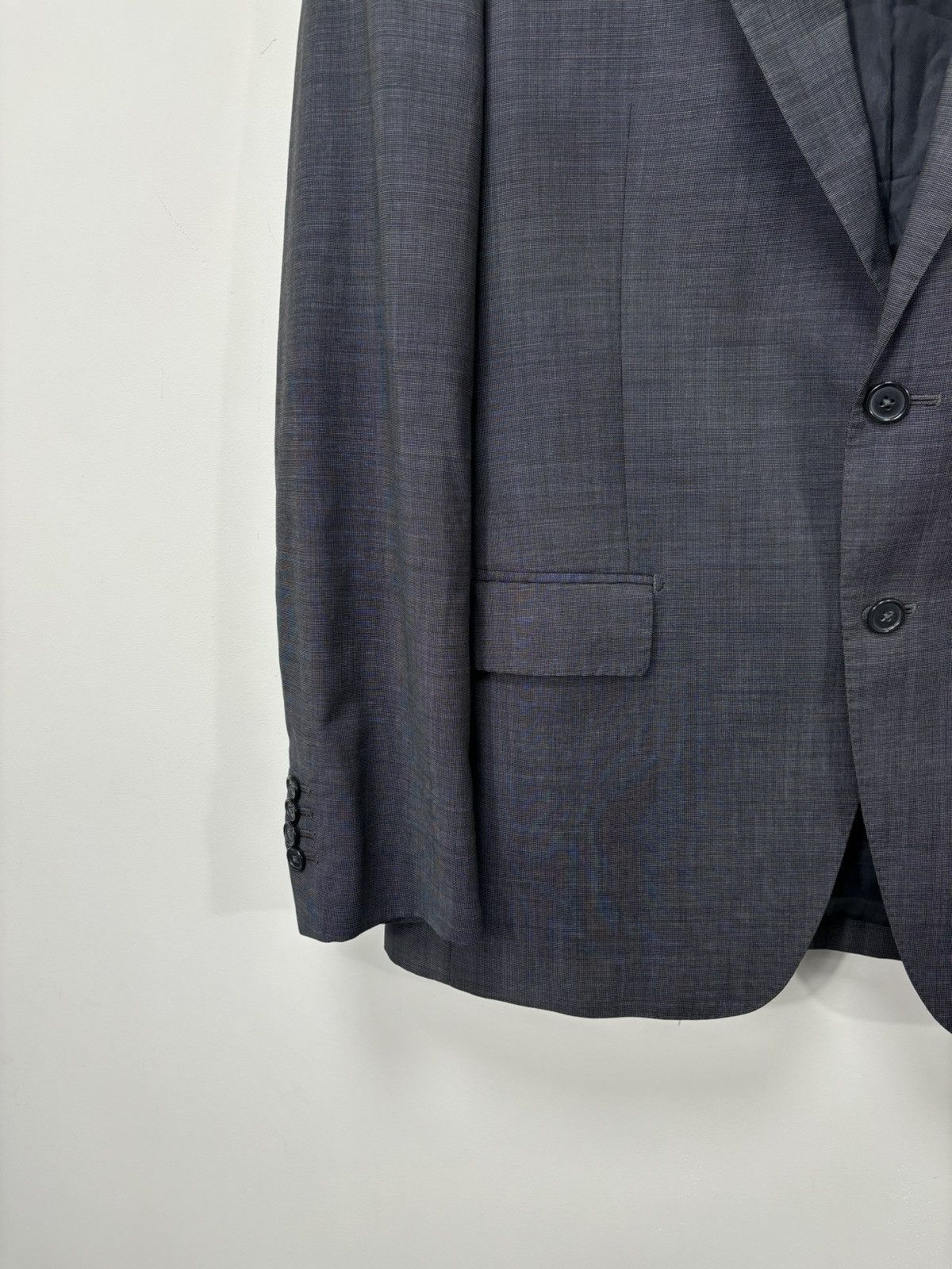Eredipisano Eredi Pisano Loro Piana Zelander Wool Gray Blazer Jacket Size 44R - 5 Thumbnail
